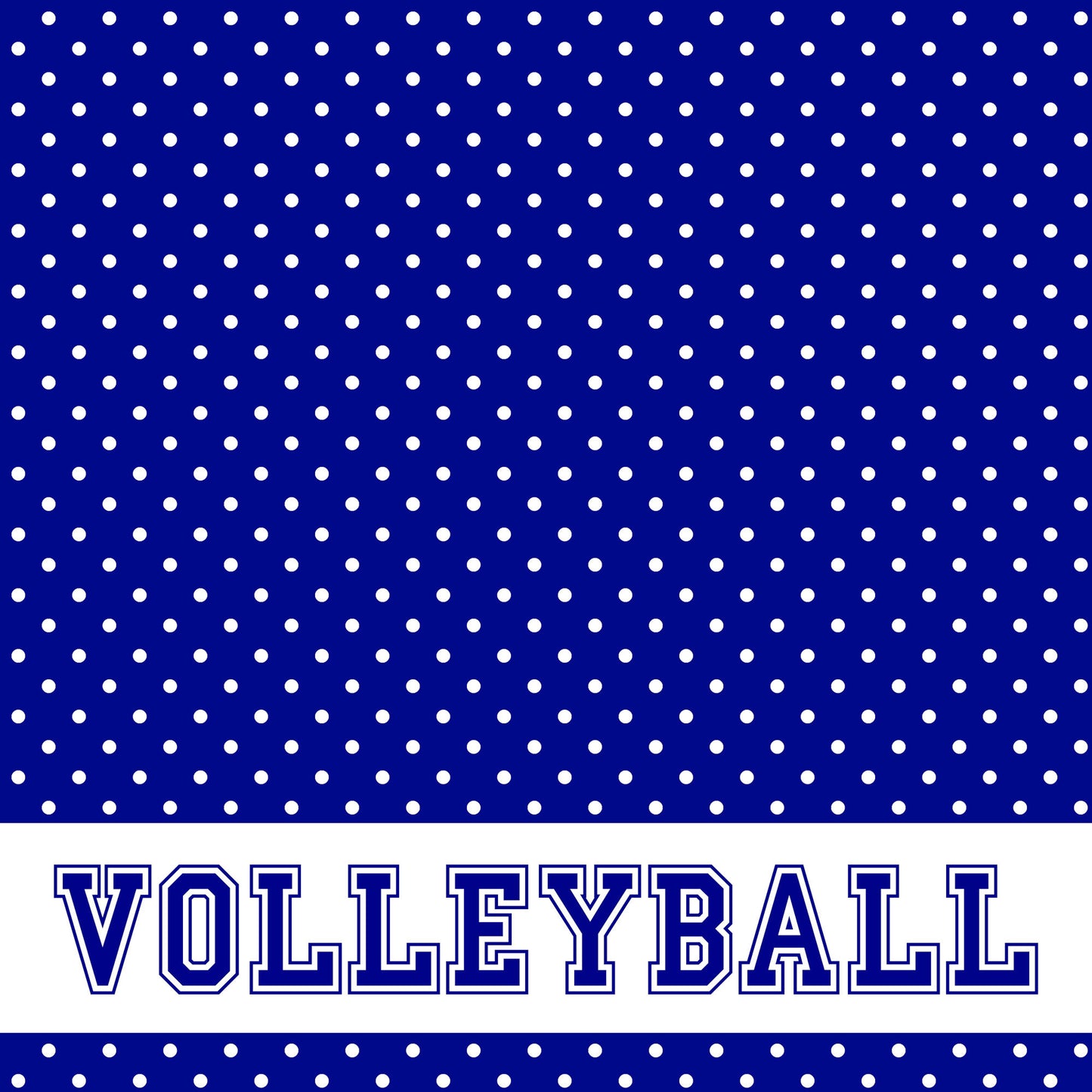 School Customs Collection Volleyball 12 x 12 Double-Sided Scrapbook Paper by SSC Designs - Pack of 15