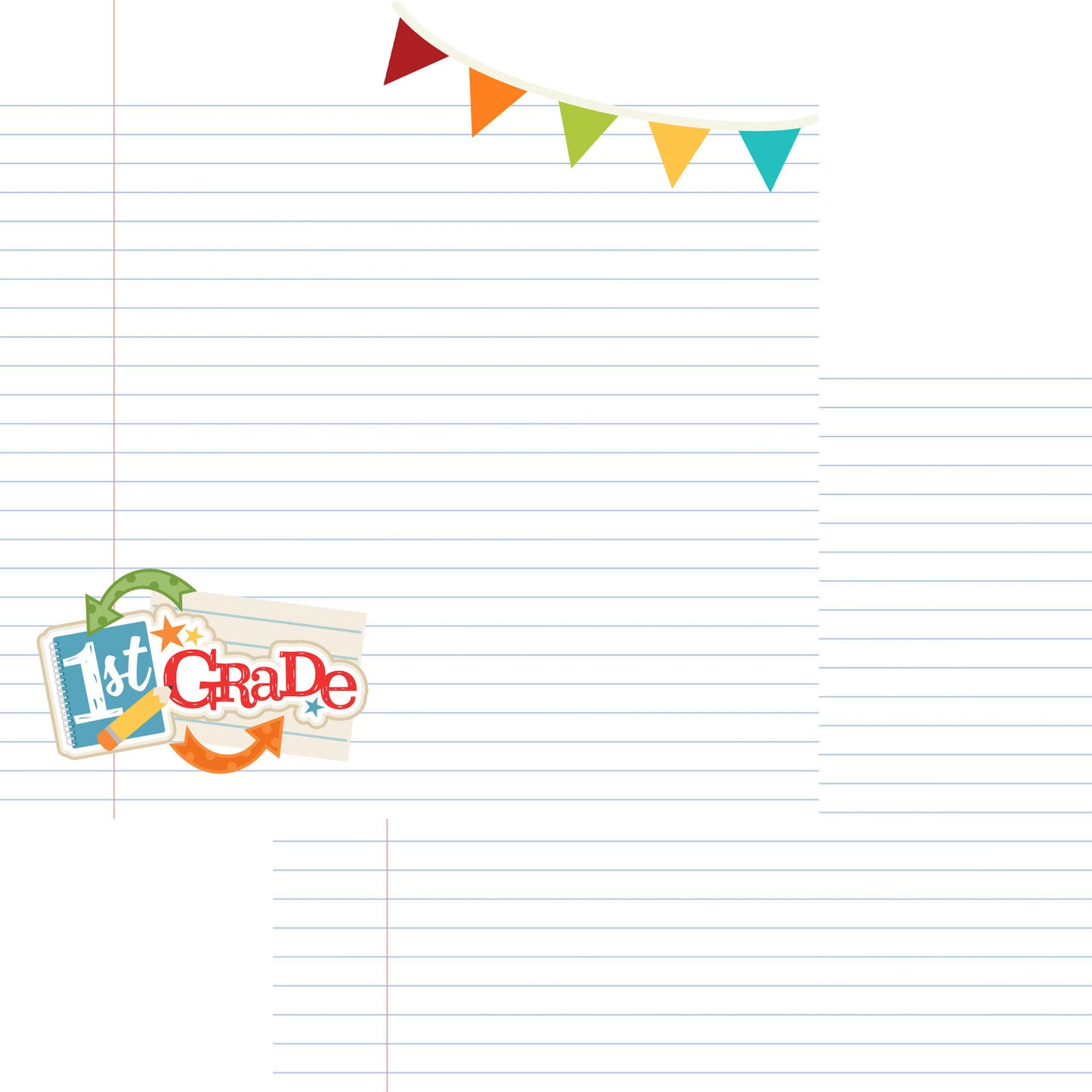 School Days 12 x 12 Scrapbook Paper & Embellishment Kit by SSC Designs - 3 Kits