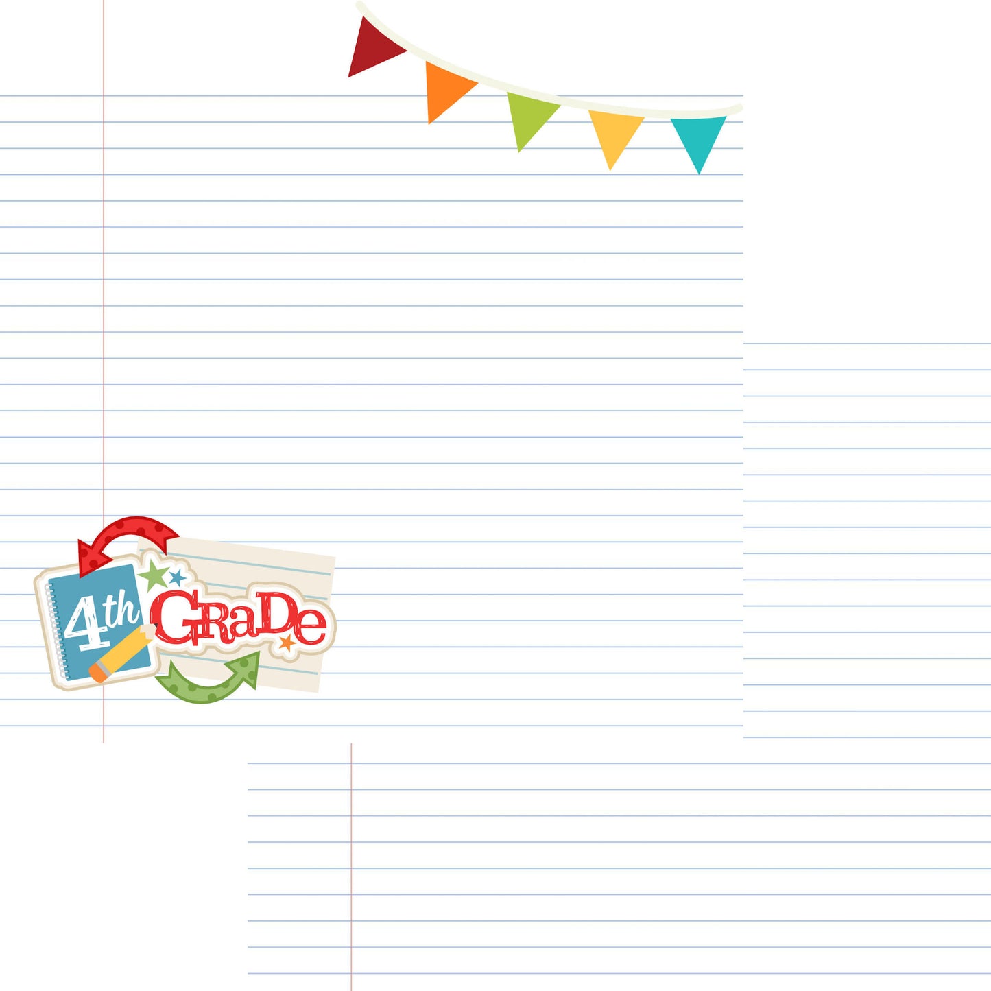 School Days 12 x 12 Scrapbook Paper & Embellishment Kit by SSC Designs - 3 Kits