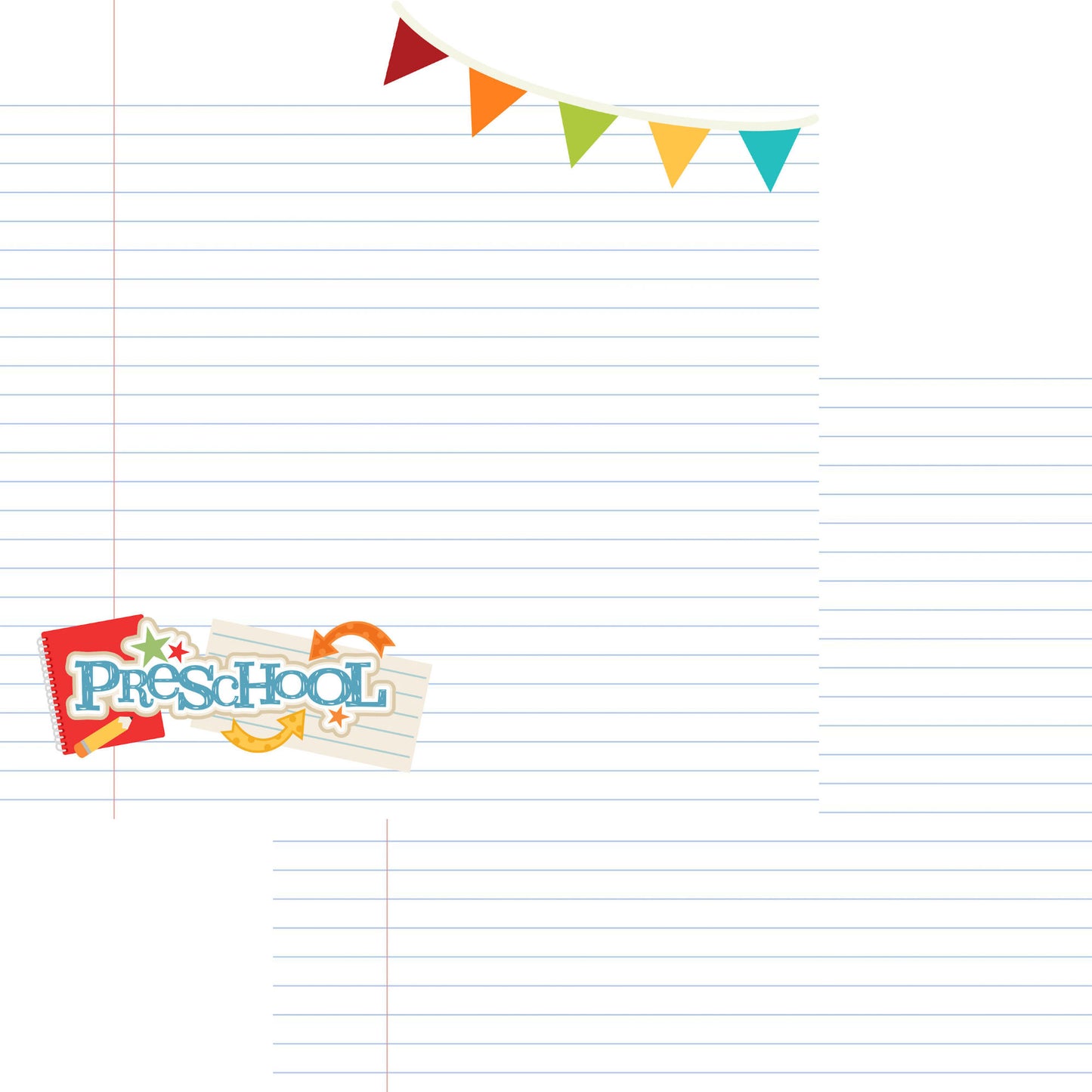 School Days 12 x 12 Scrapbook Paper & Embellishment Kit by SSC Designs - 3 Kits