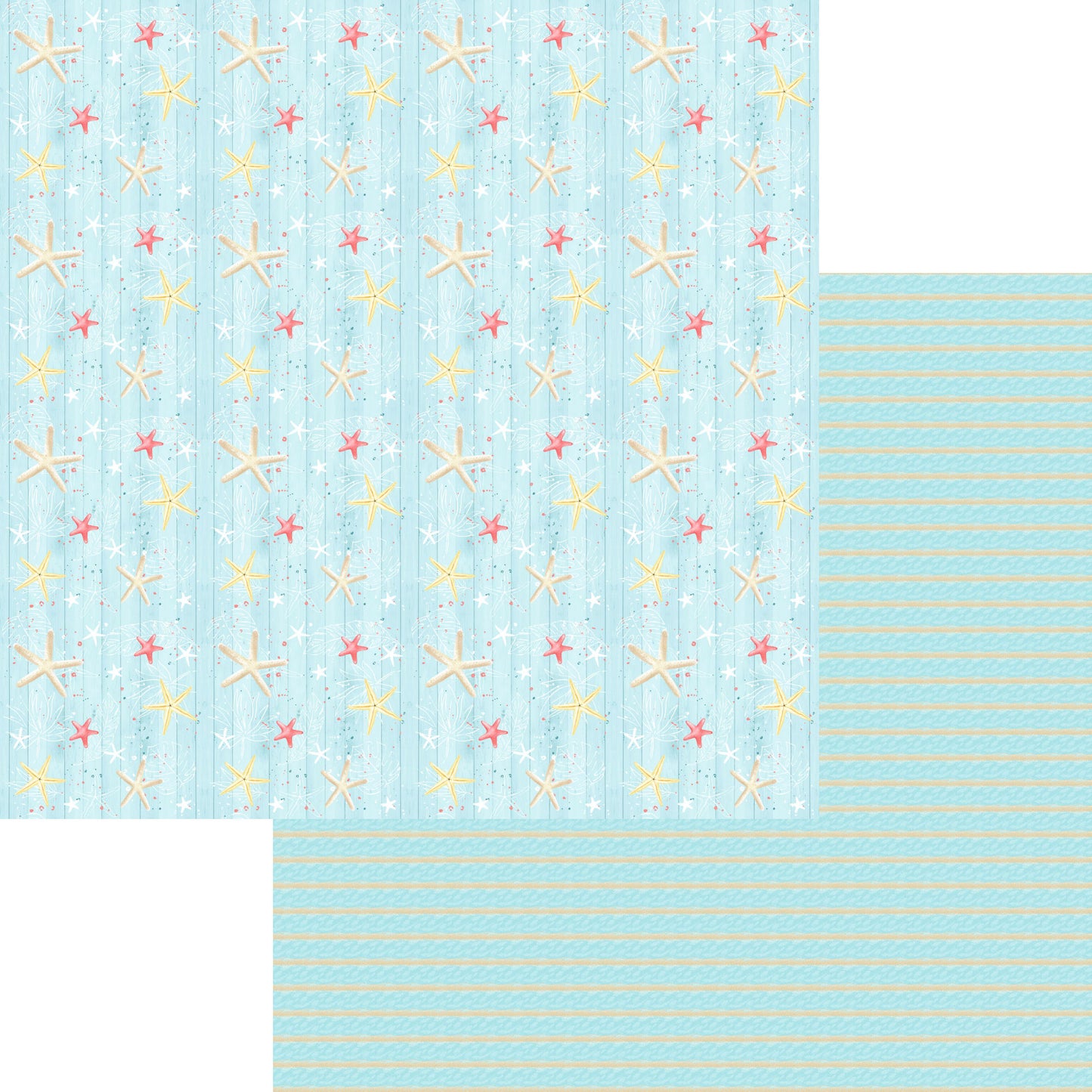 Nautical Summer 12 x 12 Scrapbook Paper & Embellishment Kit by SSC Designs - 3 Kits