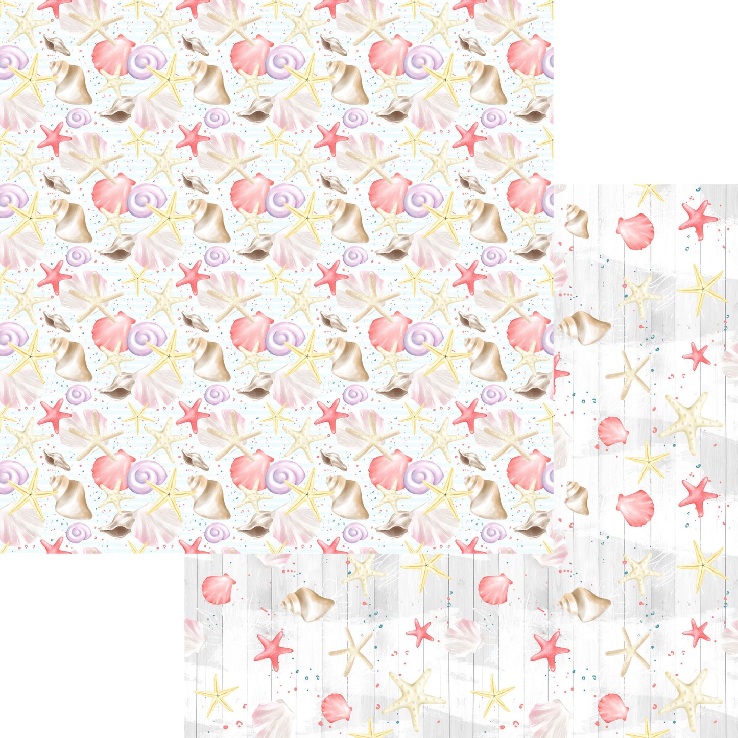 Nautical Summer 12 x 12 Scrapbook Paper & Embellishment Kit by SSC Designs - 3 Kits