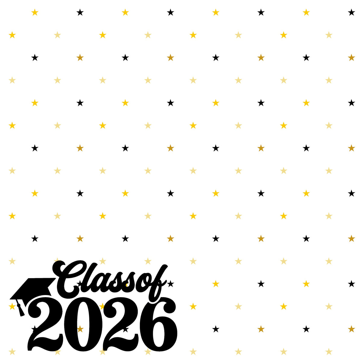 Celebration Collection Class of 2026 12 x 12 Double-Sided Scrapbook Paper by SSC Designs - 15 Pack