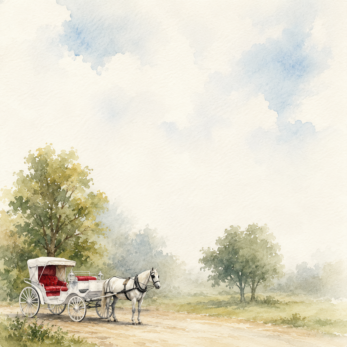 Carriage Ride 12 x 12 Double-Sided Scrapbook Paper by SSC Designs - 15 Pack
