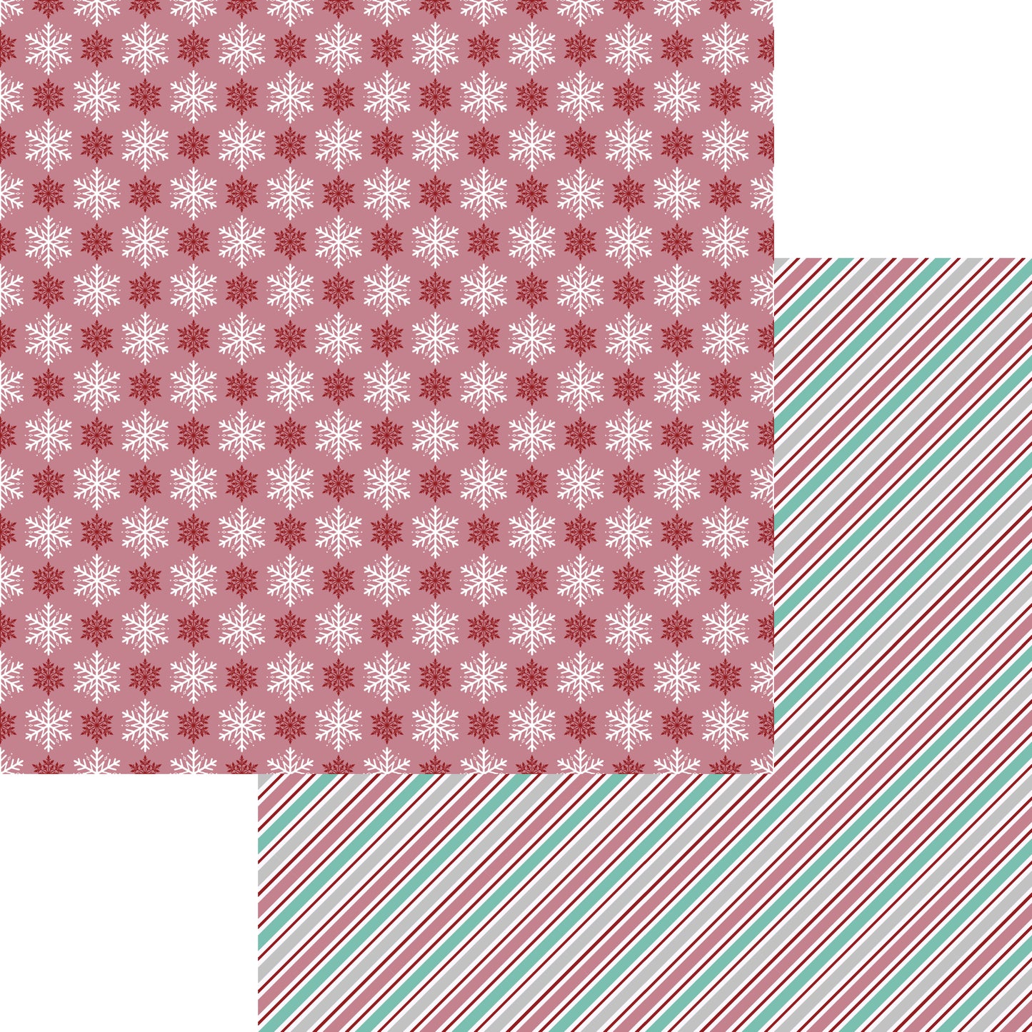 Snowflake Lane Collection 12 x 12 Scrapbook Paper & Embellishment Kit by SSC Designs - 3 Kits