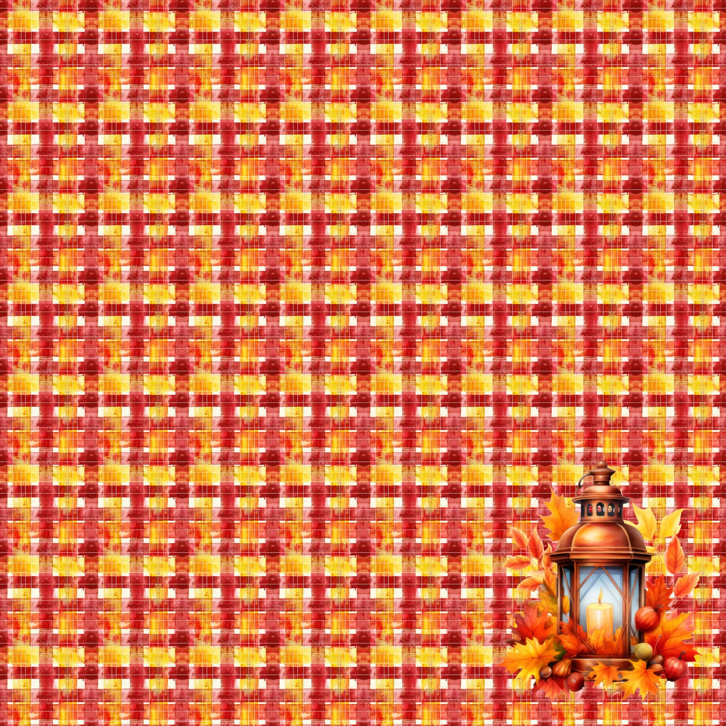 Fall Blessings Collection Light The Night 12 x 12 Double-Sided Scrapbook Paper by SSC Designs - 15 Pack