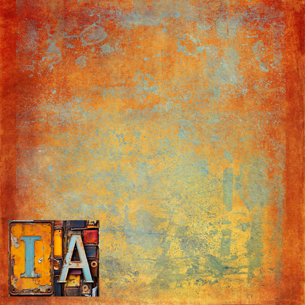 State Plates Collection Iowa 12 x 12 Double-Sided Scrapbook Paper by SSC Designs