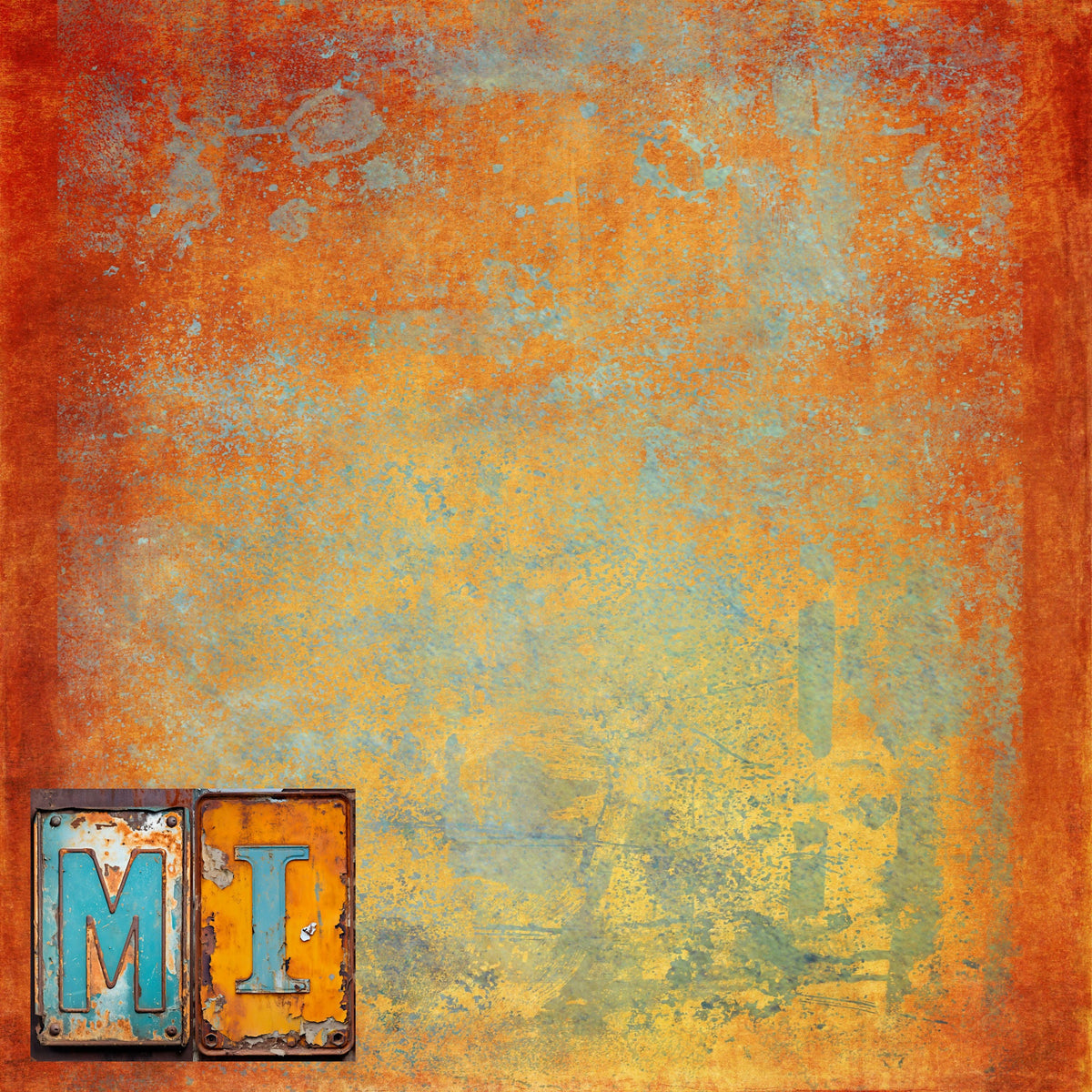 State Plates Collection Michigan 12 x 12 Double-Sided Scrapbook Paper by SSC Designs