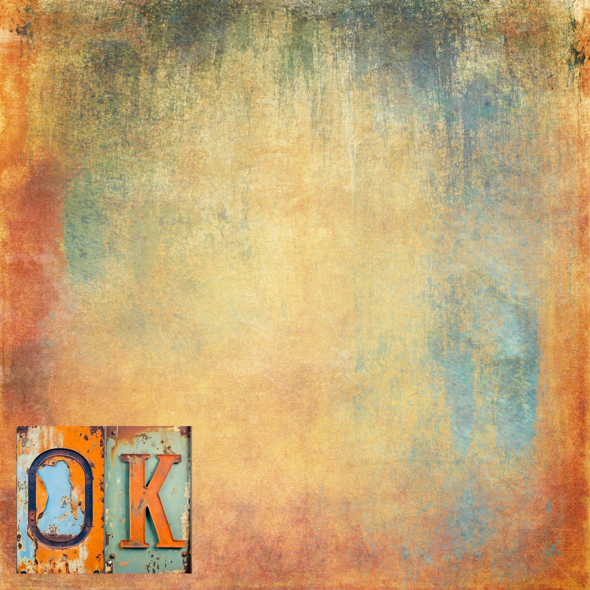 State Plates Collection Oklahoma 12 x 12 Double-Sided Scrapbook Paper by SSC Designs