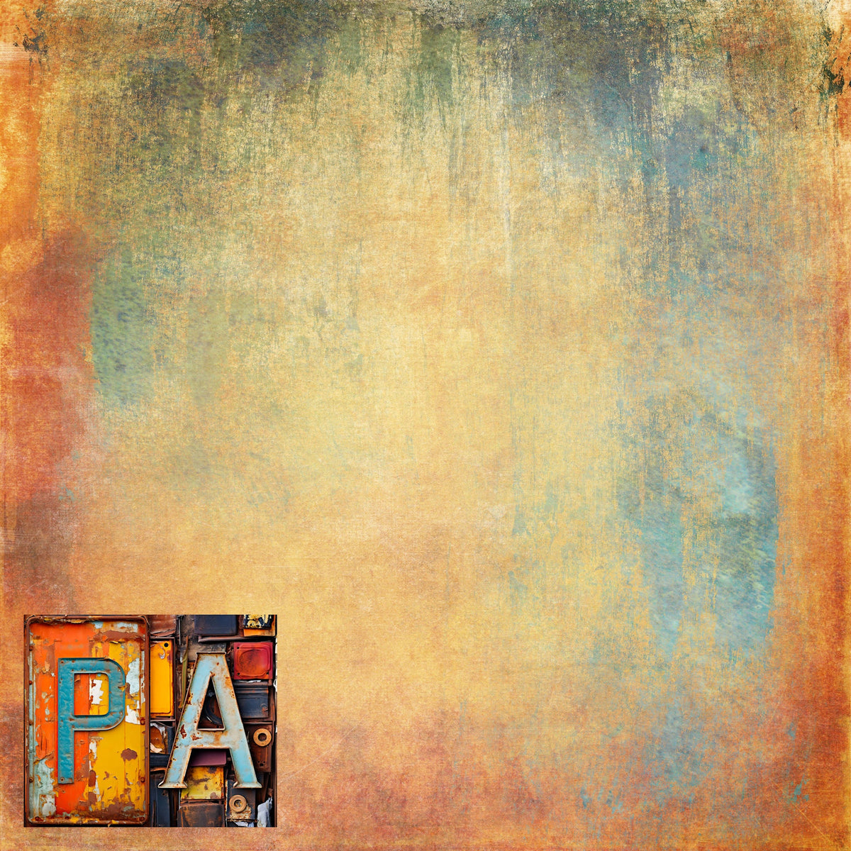 State Plates Collection Pennsylvania 12 x 12 Double-Sided Scrapbook Paper by SSC Designs