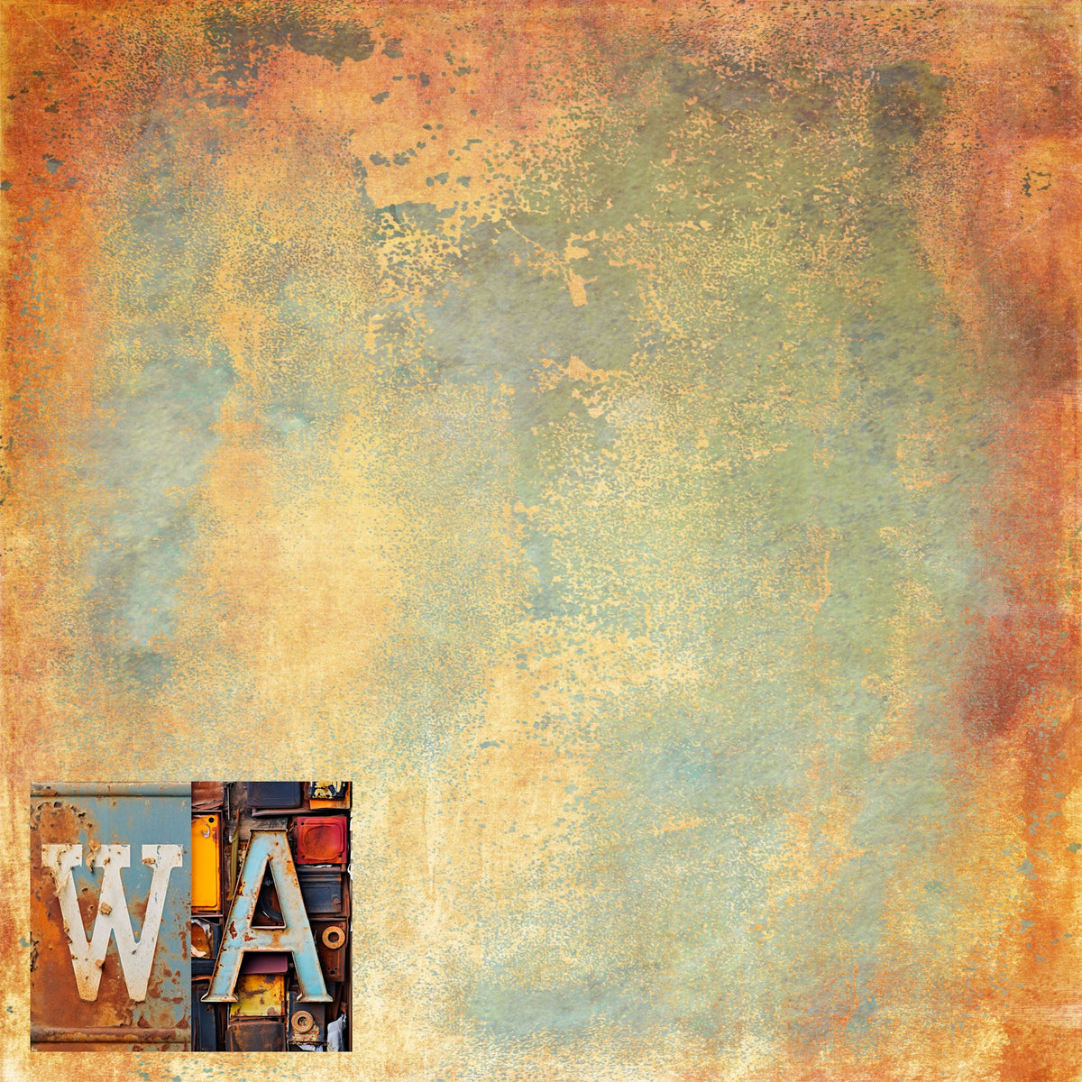 State Plates Collection Washington 12 x 12 Double-Sided Scrapbook Paper by SSC Designs