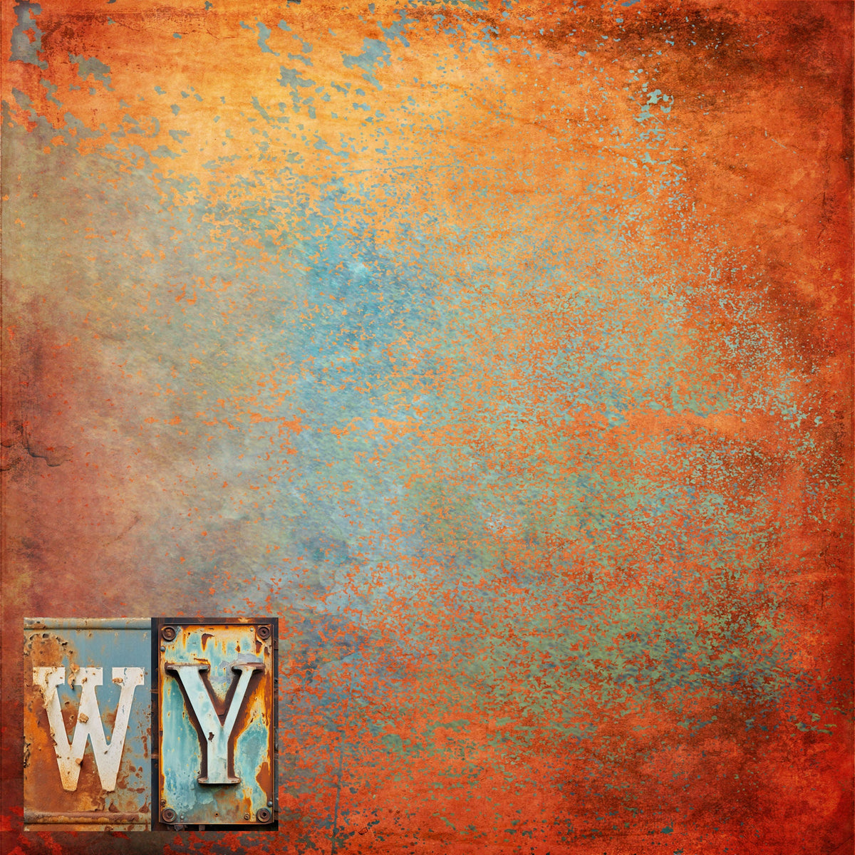 State Plates Collection Wyoming 12 x 12 Double-Sided Scrapbook Paper by SSC Designs