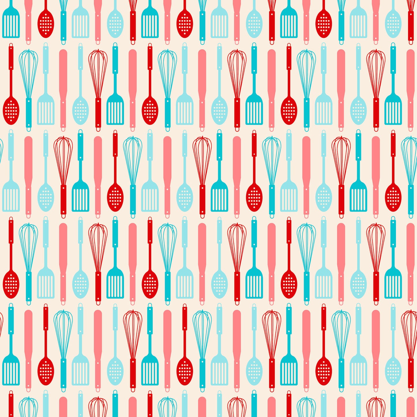 Sugar & Spice Collection Utensils 12 x 12 Double-Sided Scrapbook Paper - 15 Pack