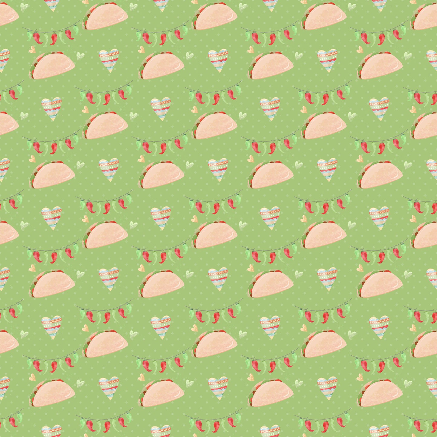 Fiesta Collection Taco Tuesday 12 x 12 Double-Sided Scrapbook Paper - 15 Pack