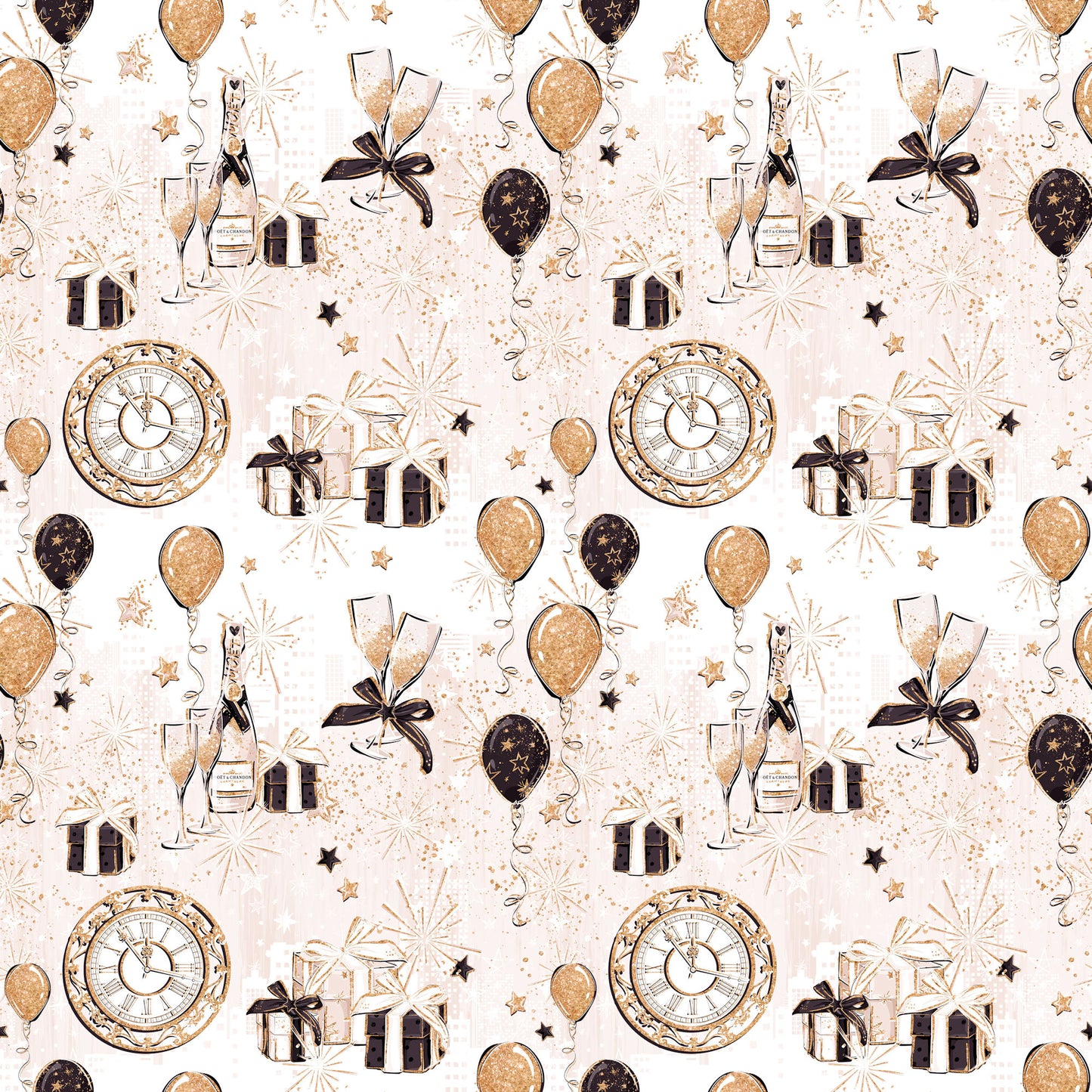 New Year's Eve 2023 Celebration Collection Let's Toast 12 x 12 Double-Sided Scrapbook Paper - 15 Pack