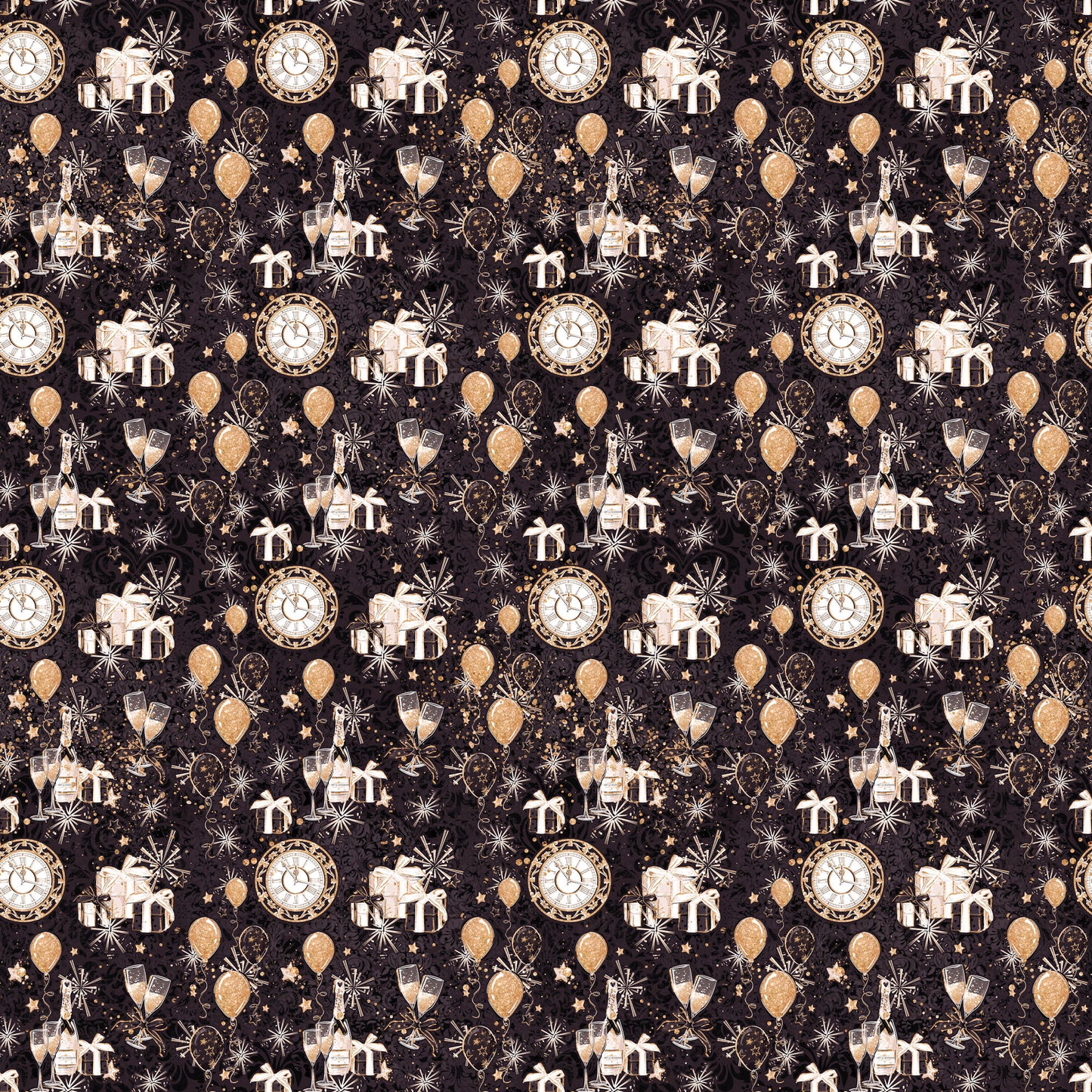 New Year's Eve 2023 Celebration Collection Countdown 12 x 12 Double-Sided Scrapbook Paper - 15 Pack