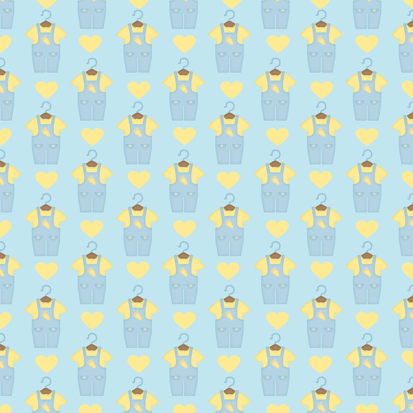 Ready To Pop Collection Onesie Boy 12 x 12 Double-Sided Scrapbook Paper - 15 Pack