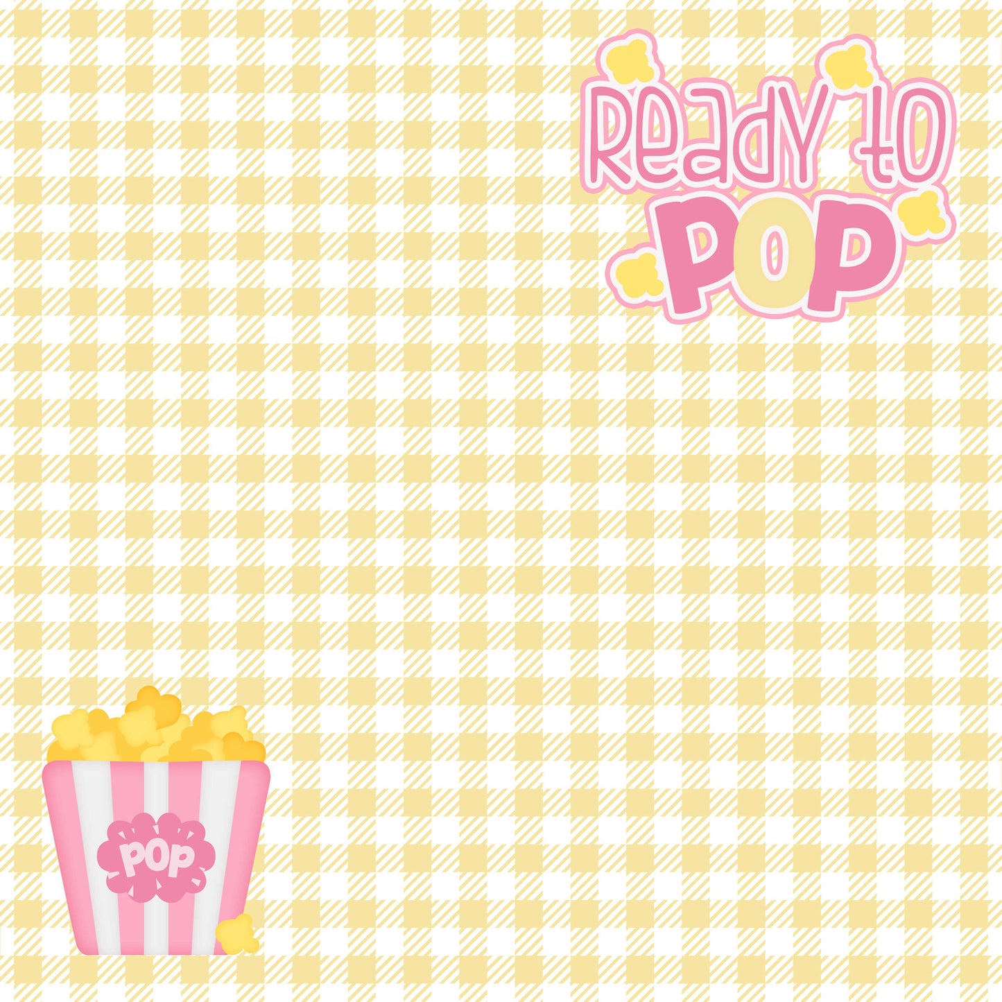 Ready To Pop Collection Ready To Pop Girl 12 x 12 Double-Sided Scrapbook Paper - 15 Pack