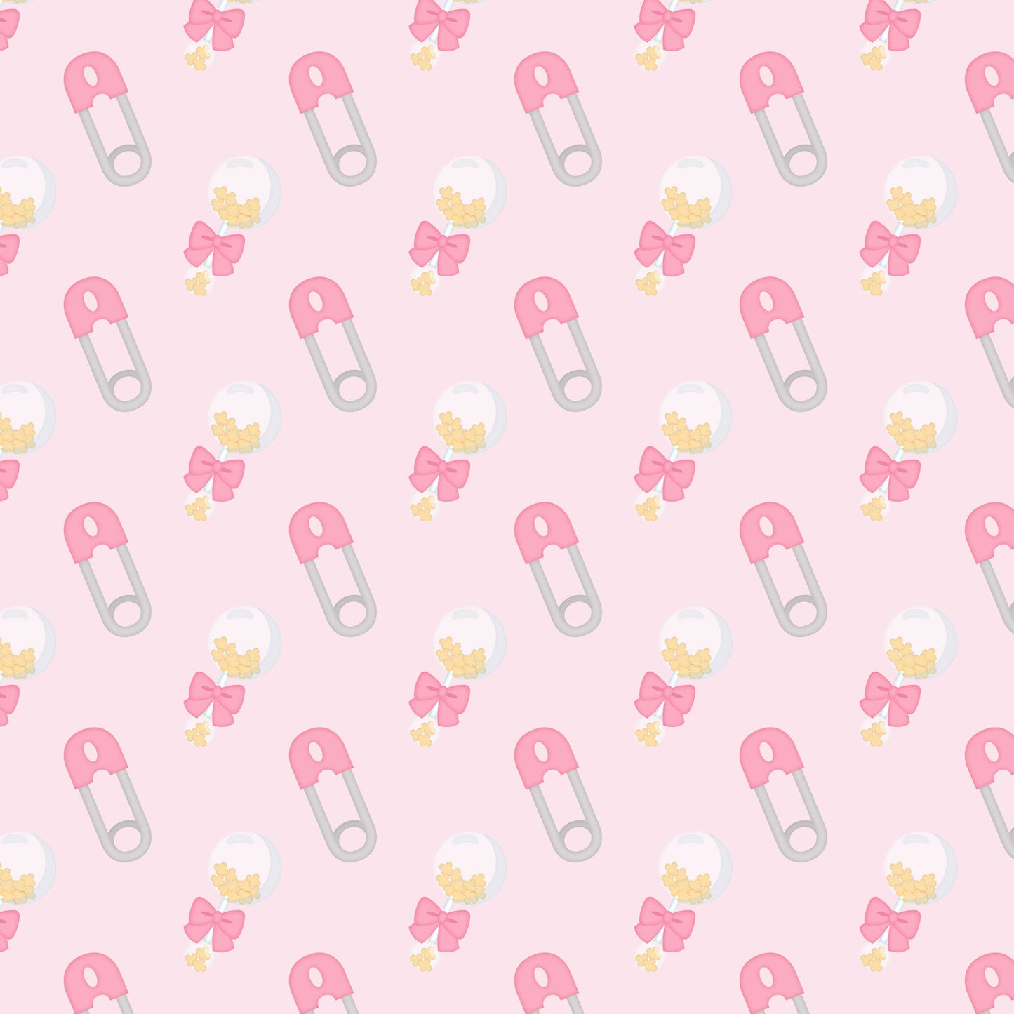 Ready To Pop Collection Pins & Rattles 12 x 12 Double-Sided Scrapbook Paper - 15 Pack