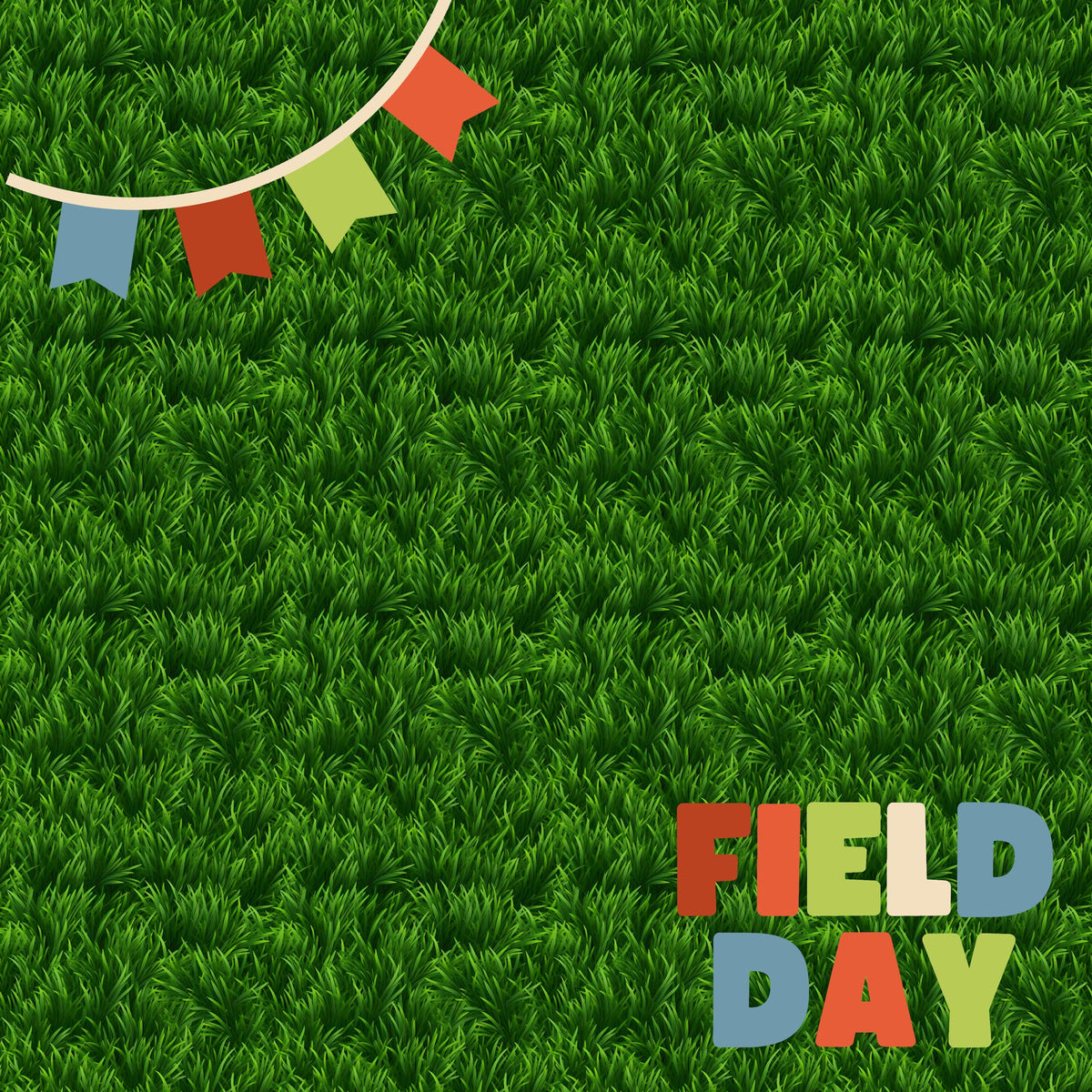Just Fun Collection Field Day 12 x 12 Double-Sided Scrapbook Paper by SSC Designs
