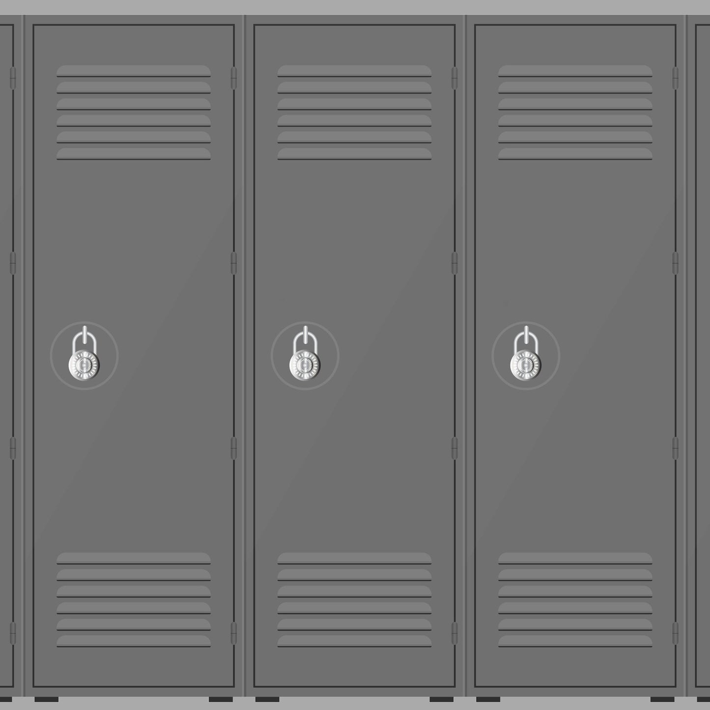 School Lockers 12 x 12 Double-Sided Scrapbook Paper by SSC Designs
