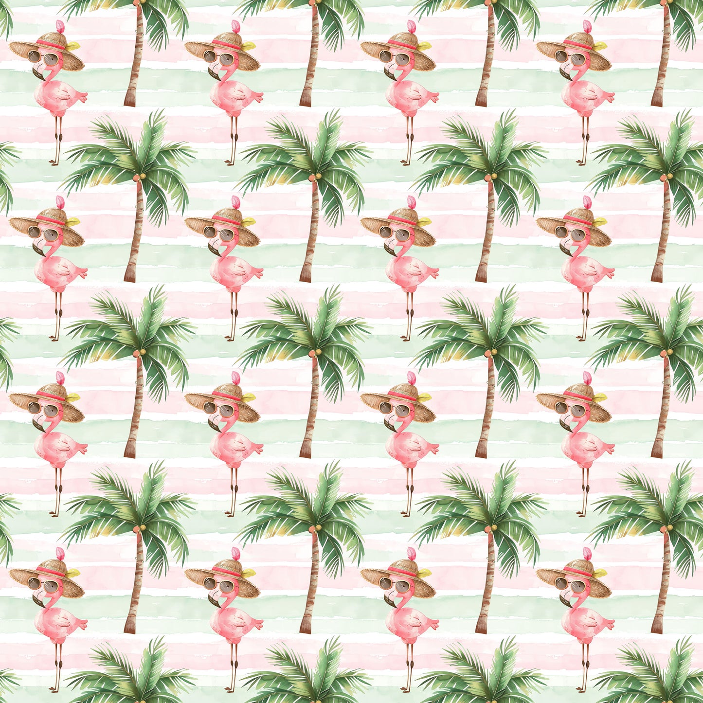 Summer At The Pool Collection Palm Tree 12 x 12 Double-Sided Scrapbook Paper by SSC Designs - 15 Pack