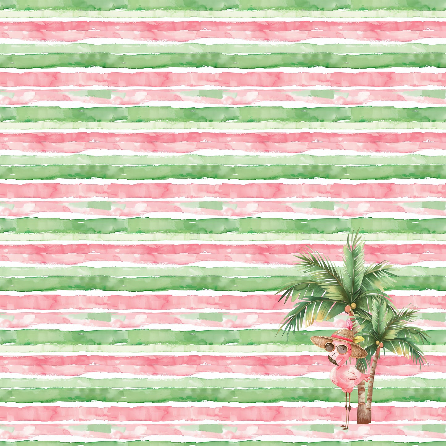 Summer At The Pool Collection Palm Tree 12 x 12 Double-Sided Scrapbook Paper by SSC Designs - 15 Pack