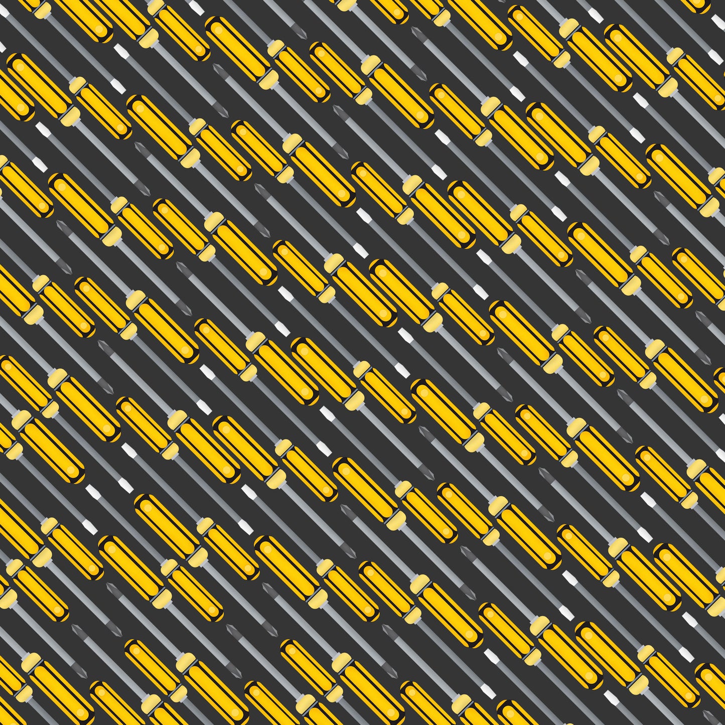 Toolbox Time Collection Screwdrivers 12 x 12 Double-Sided Scrapbook Paper - 15 Pack