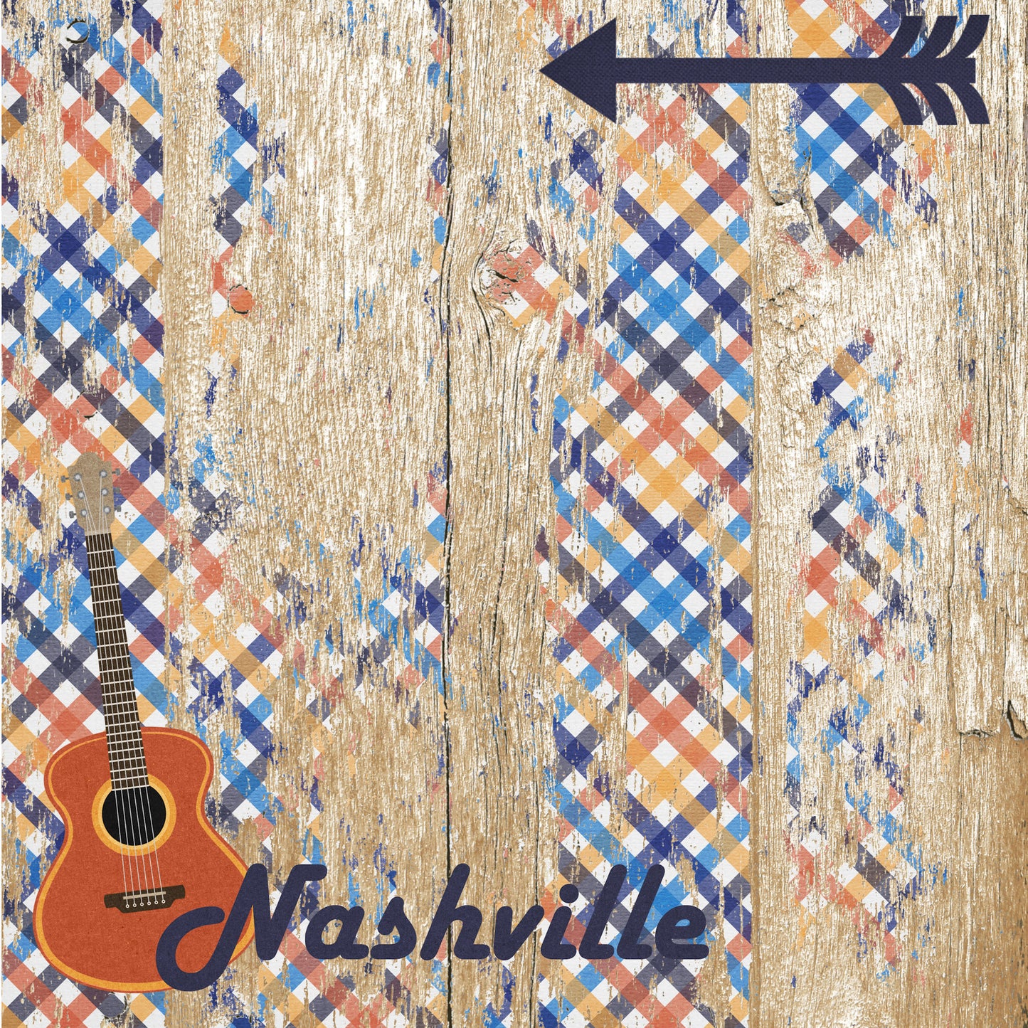 Tennessee Collection Nashville 12 x 12 Double-Sided Scrapbook Paper by SSC Designs - 15 Pack