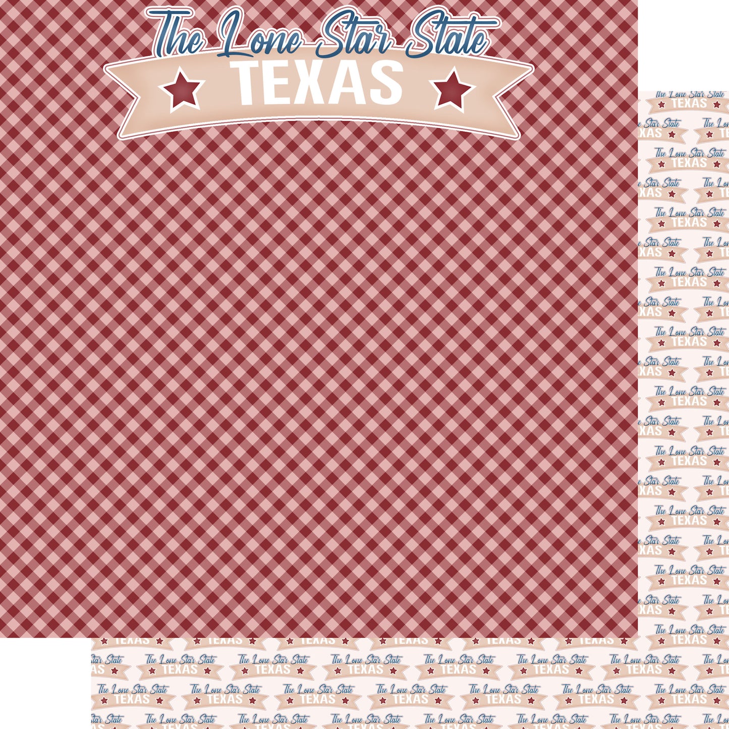 Texas Collection The Lone Star State 12 x 12 Double-Sided Scrapbook Paper by SSC Designs - 15 Pack