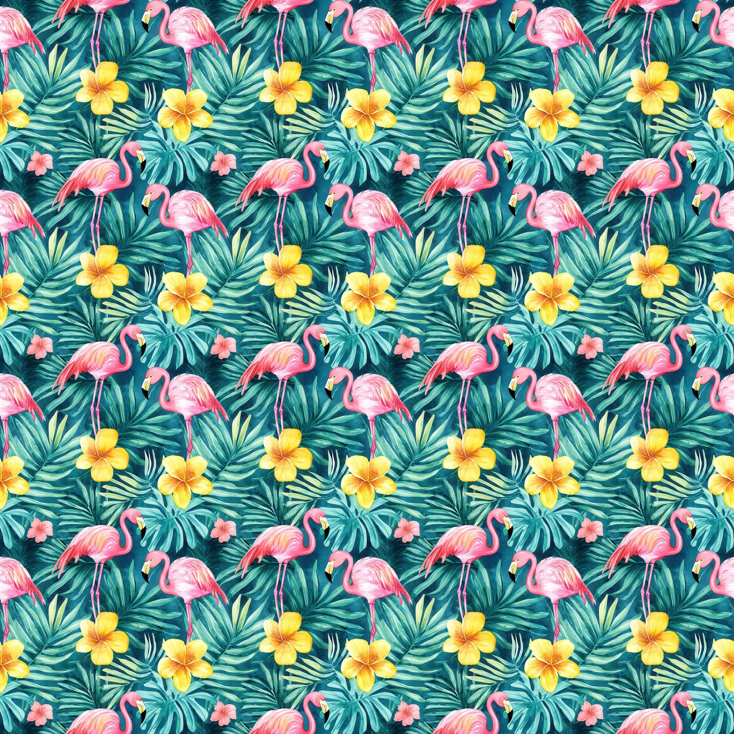 Tropic Like It's Hot Collection Flamingos & Surfboards 12 x 12 Double-Sided Scrapbook Paper by SSC Designs - 15 Pack