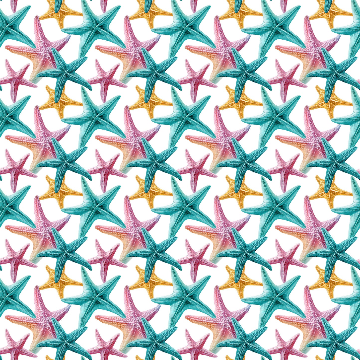 Tropic Like It's Hot Collection Starfish Dreams 12 x 12 Double-Sided Scrapbook Paper by SSC Designs - 15 Pack