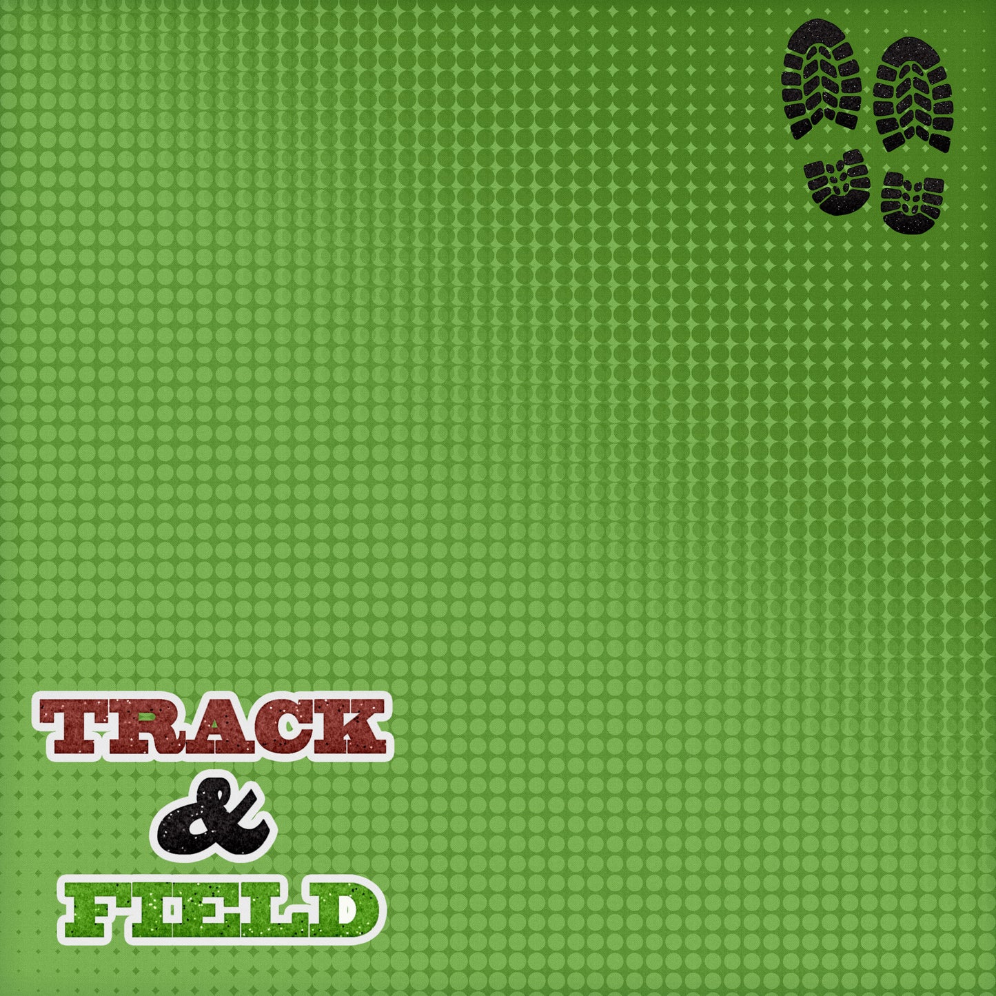 Track & Field Collection Track & Field 12 x 12 Double-Sided Scrapbook Paper by SSC Designs - 15 Pack