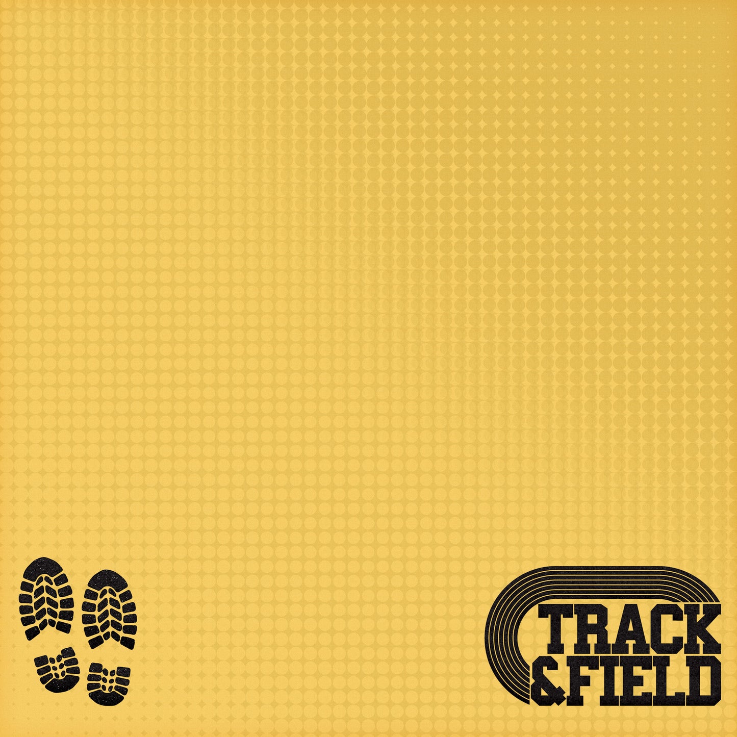 Track & Field Collection Track & Field 12 x 12 Double-Sided Scrapbook Paper by SSC Designs - 15 Pack