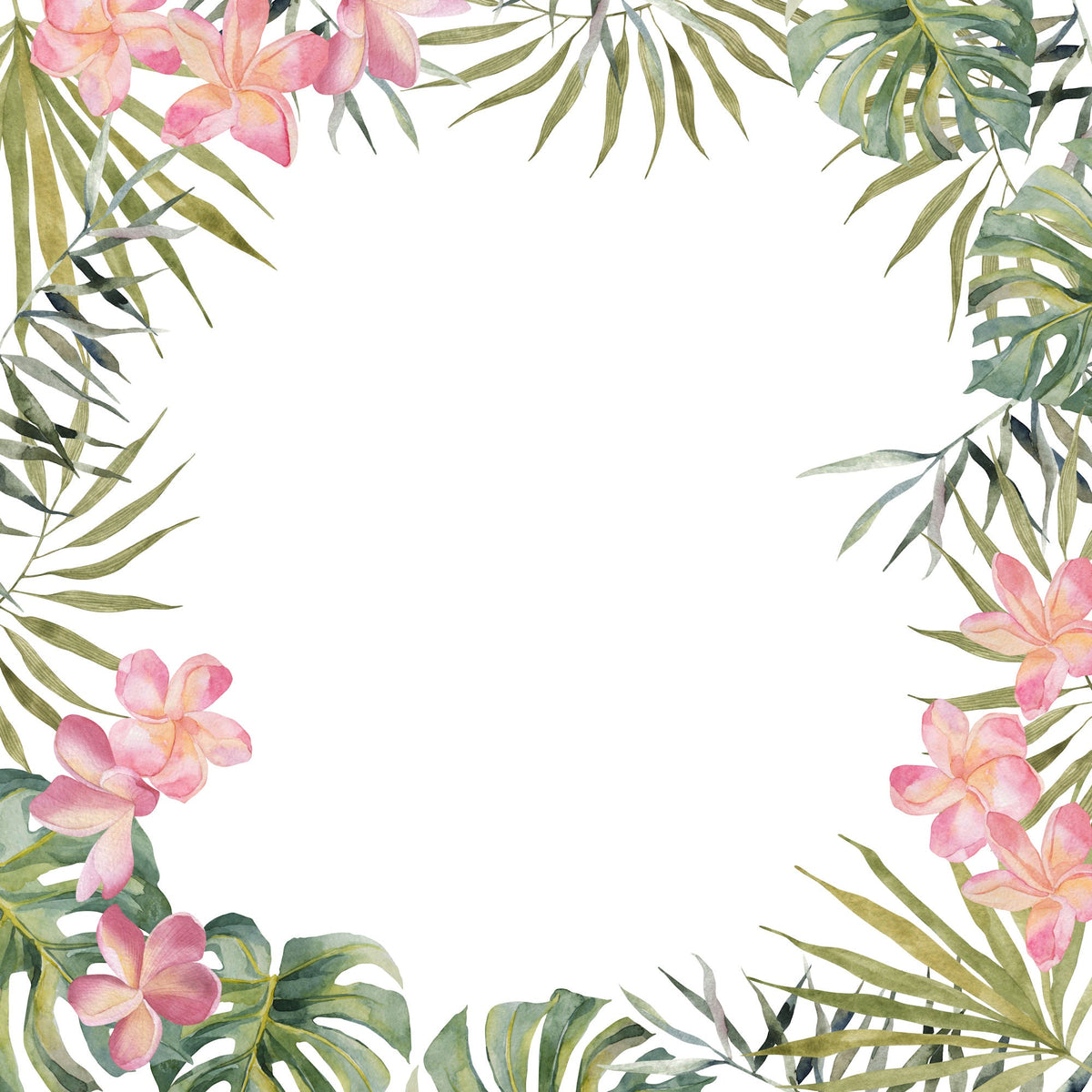 Tropical Paradise Collection Barbados 12 x 12 Double-Sided Scrapbook Paper by SSC Designs