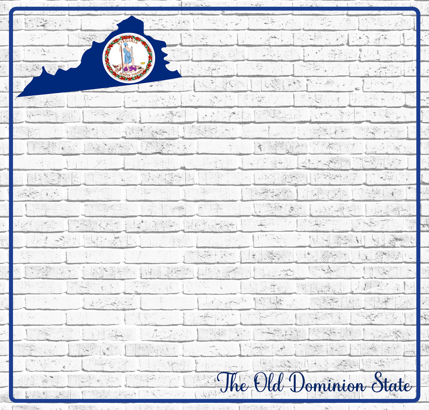 Fifty States Collection Virginia 12 x 12 Double-Sided Scrapbook Paper by SSC Designs - 15 Pack