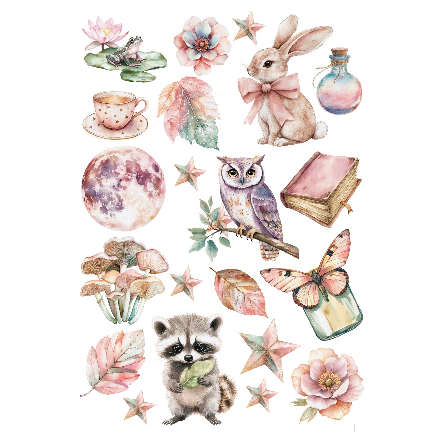 Woodland Fairies Collection Laser Cut Scrapbook Ephemera Embellishments by SSC Designs - 3 Packs