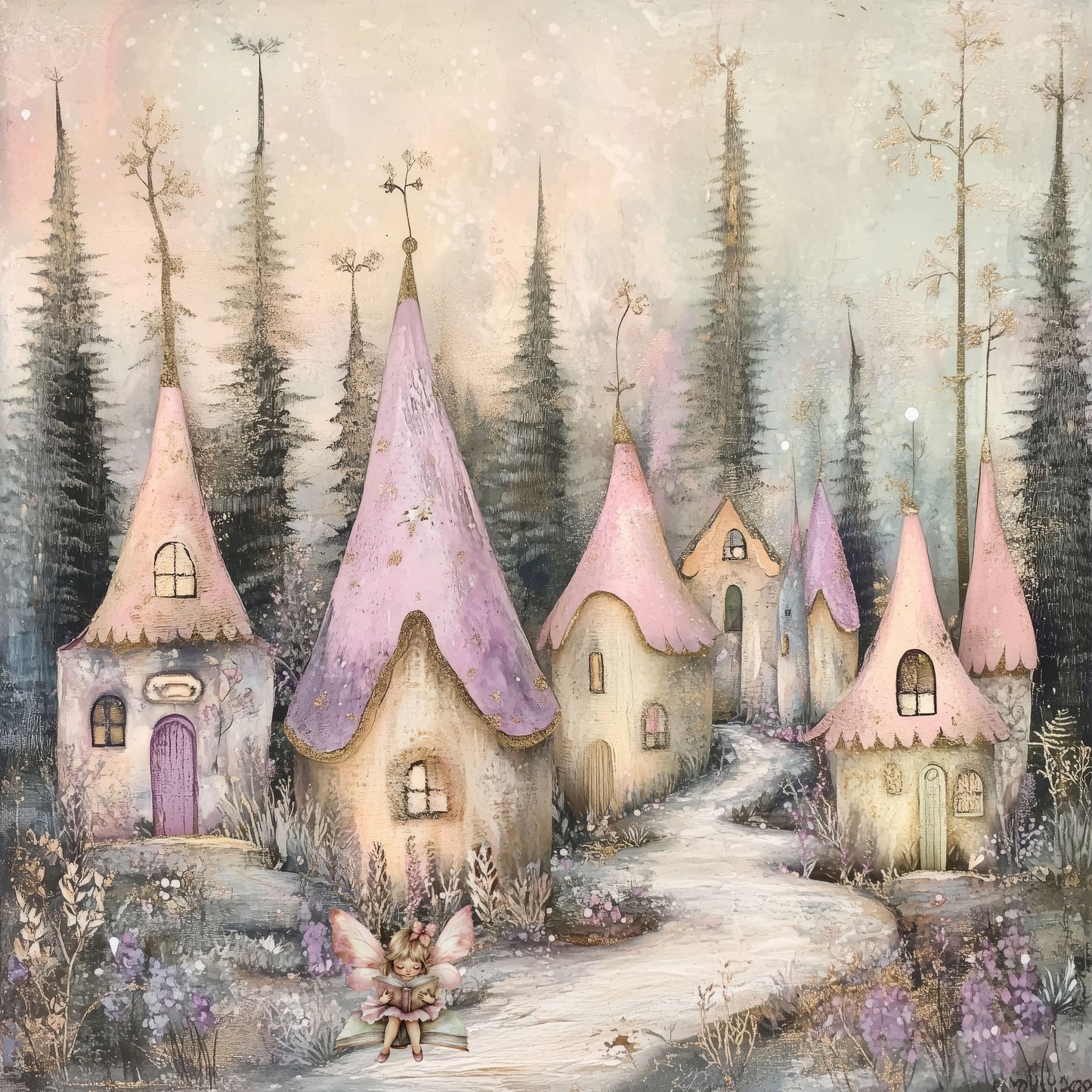 Woodland Fairies Collection Into The Woodlands 12 x 12 Double-Sided Scrapbook Paper by SSC Designs - 15 Pack