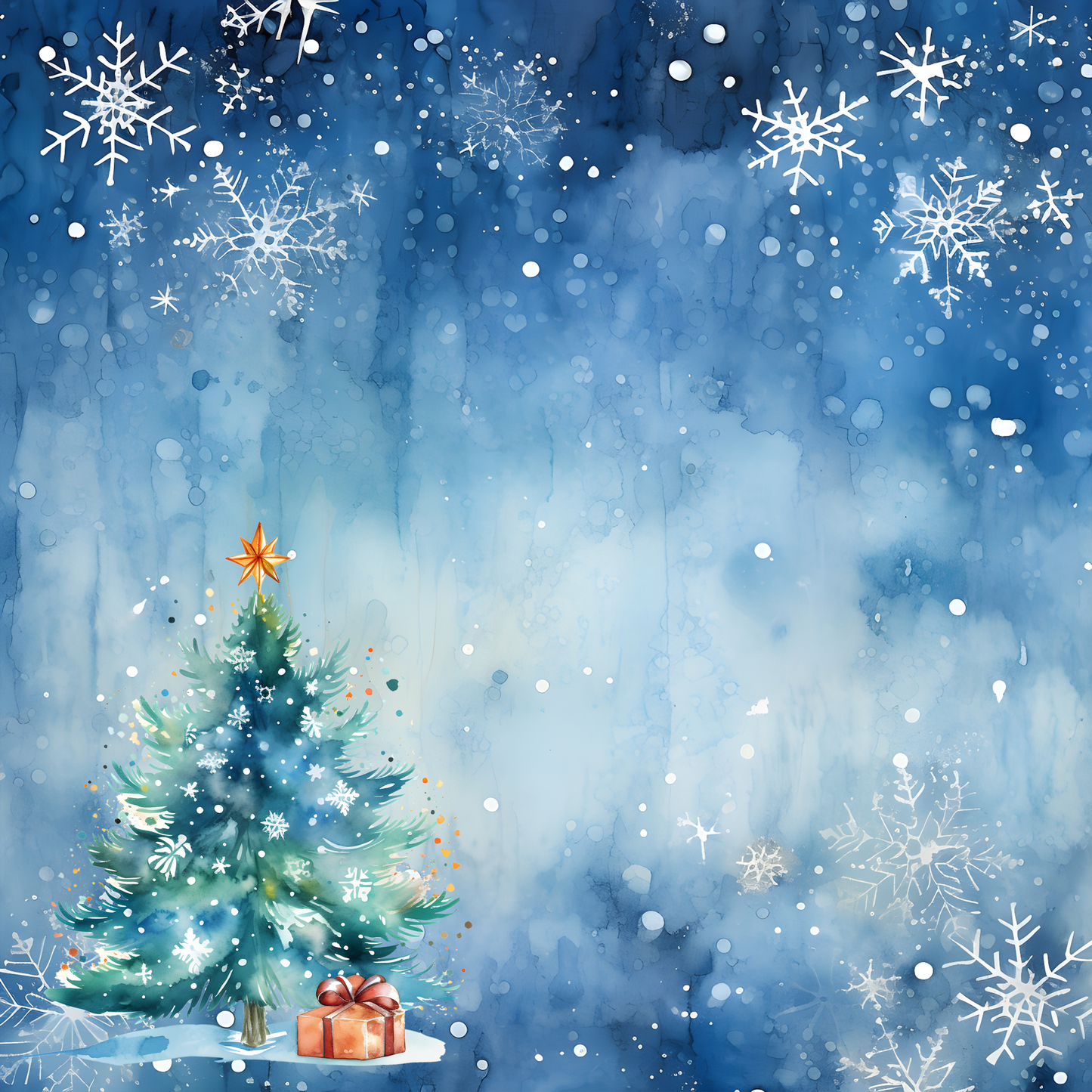 Wonderful Winter Collection Winter Christmas 12 x 12 Double-Sided Scrapbook Paper by SSC Designs - 15 Pack