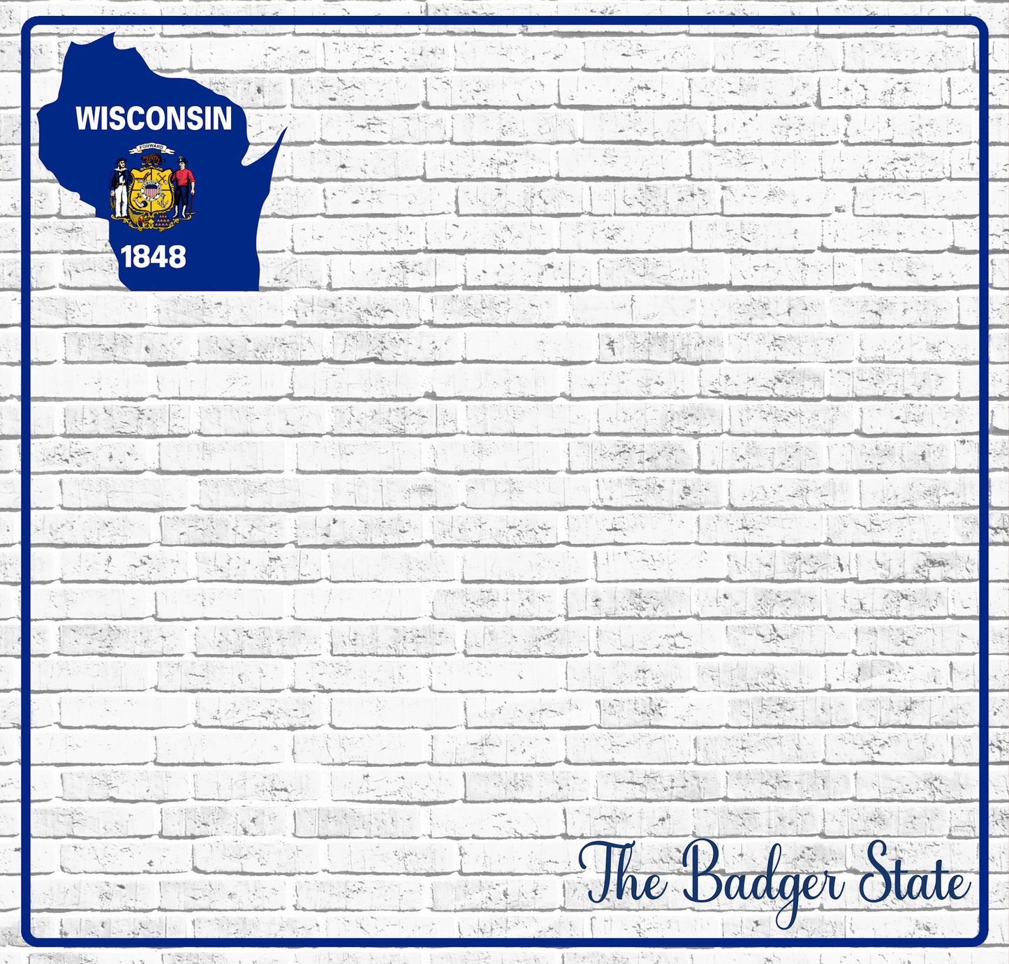 Fifty States Collection Wisconsin 12 x 12 Double-Sided Scrapbook Paper by SSC Designs - 15 Pack