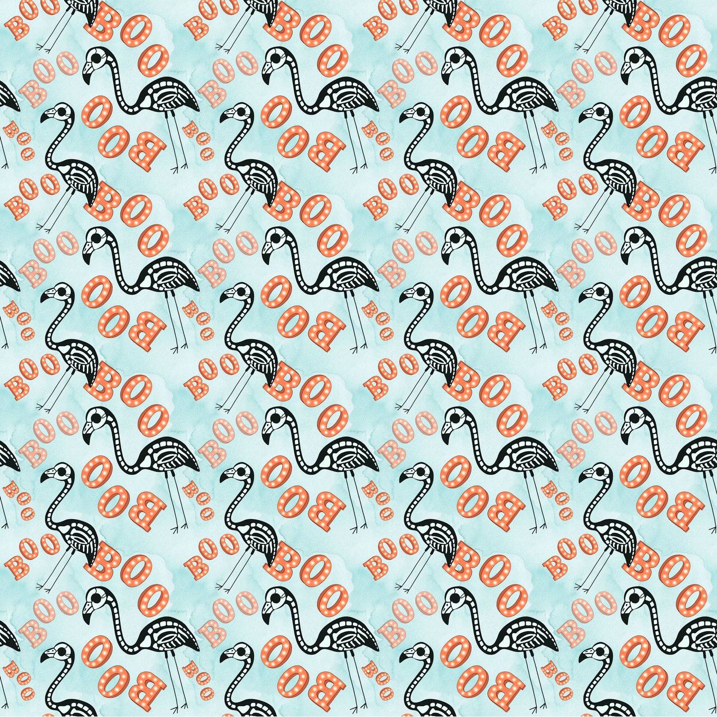 Witch, Please! Collection Frightful Flamingos 12 x 12 Double-Sided Scrapbook Paper by SSC Designs - 15 Pack