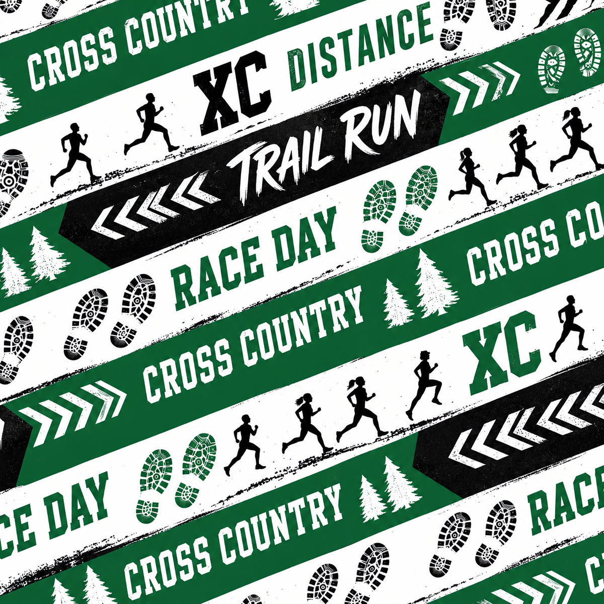 Cross Country Collection Race Day 12 x 12 Double-Sided Scrapbook Paper by SSC Designs - 15 Pack
