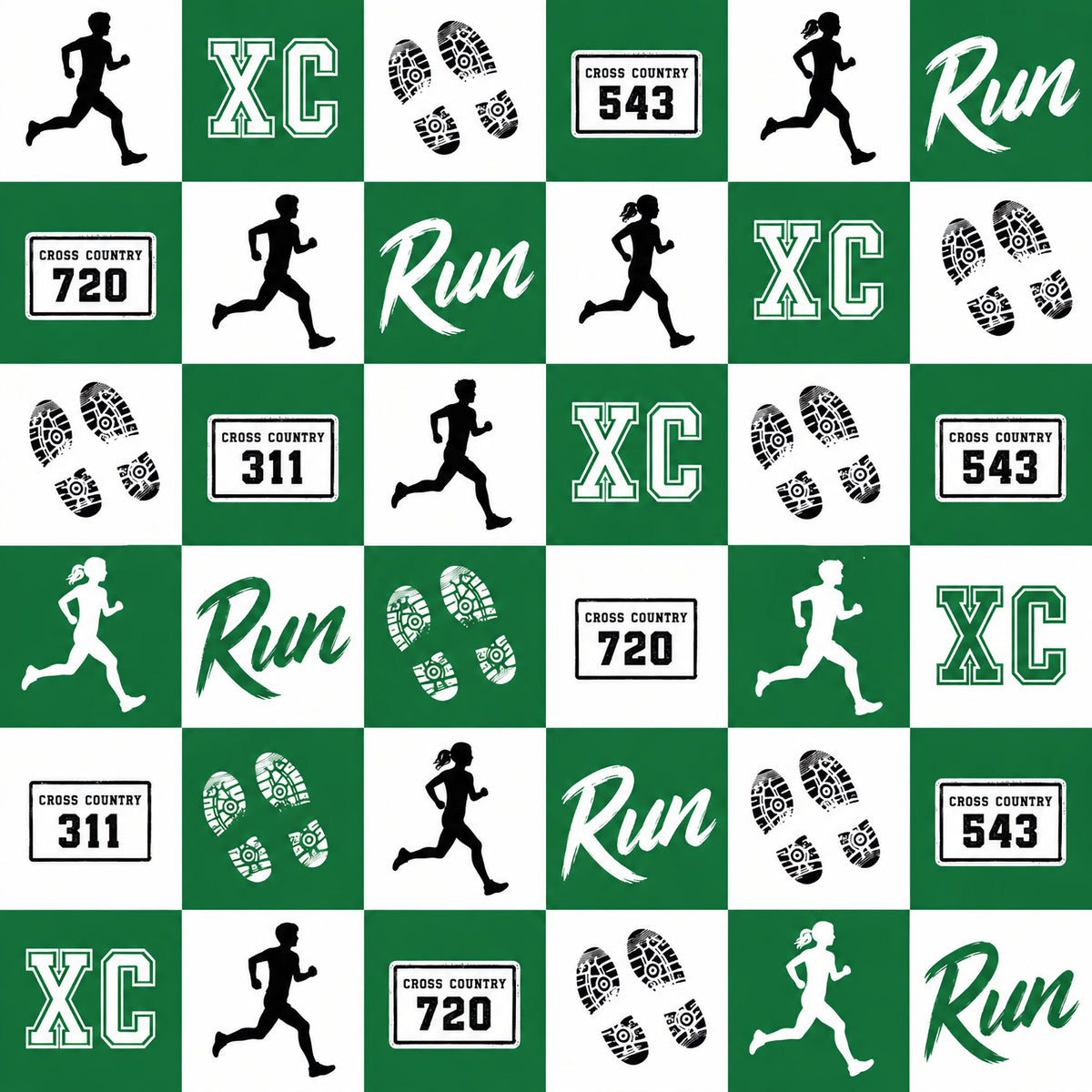 Cross Country Collection Run 12 x 12 Double-Sided Scrapbook Paper by SSC Designs - 15 Pack