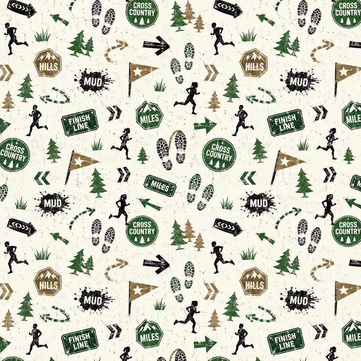 Cross Country Collection Cross Country 12 x 12 Double-Sided Scrapbook Paper by SSC Designs - 15 Pack