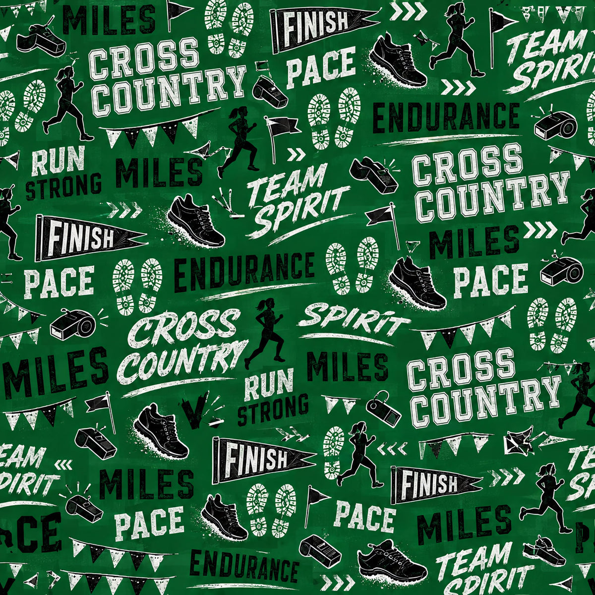 Cross Country Collection Endurance 12 x 12 Double-Sided Scrapbook Paper by SSC Designs - 15 Pack