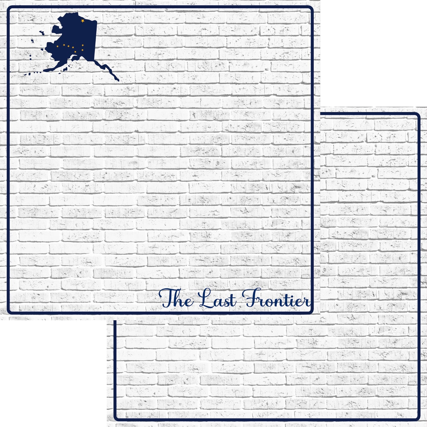 Fifty States Collection Alaska 12 x 12 Double-Sided Scrapbook Paper by SSC Designs - 15 Pack