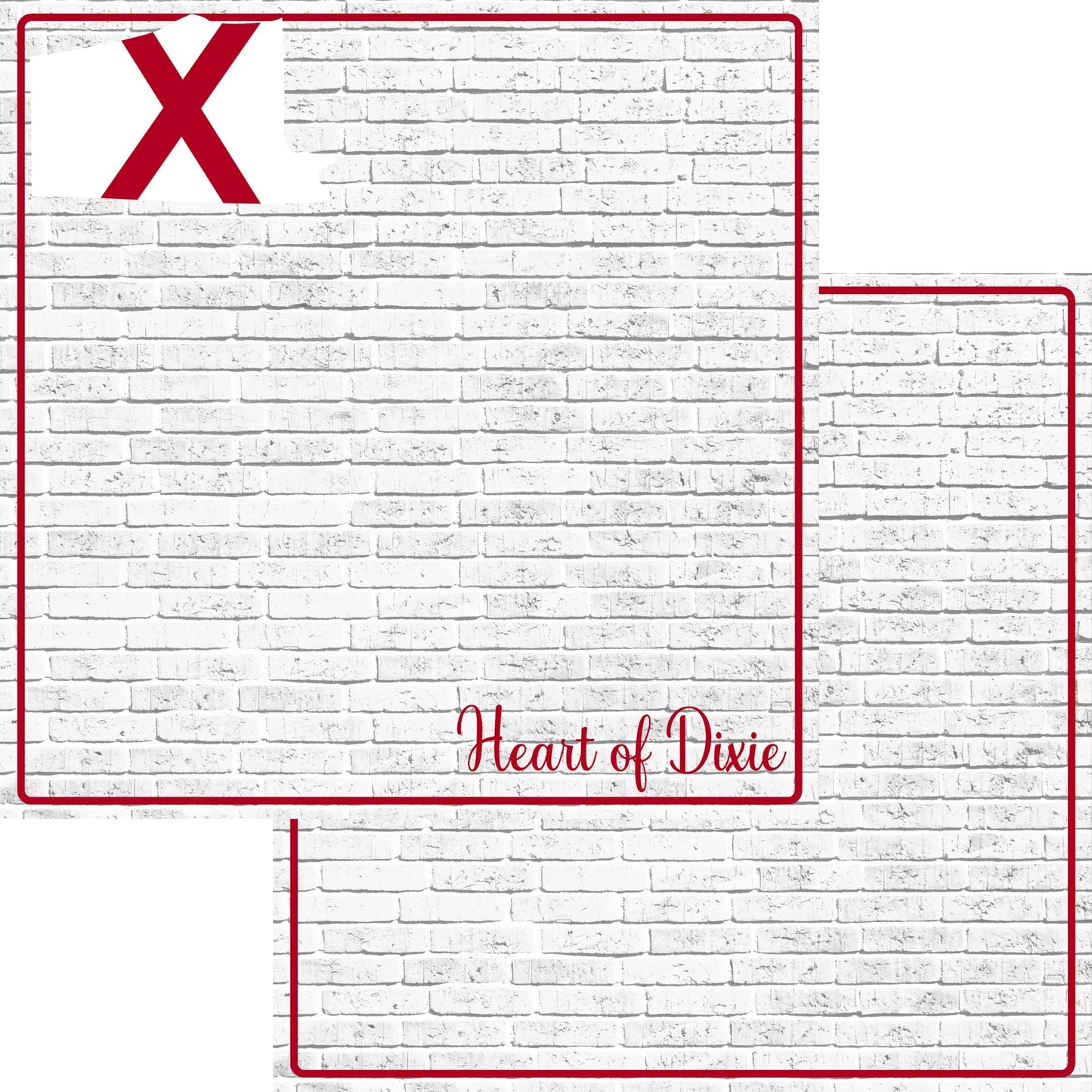 Fifty States Collection Alabama 12 x 12 Double-Sided Scrapbook Paper by SSC Designs - 15 Pack