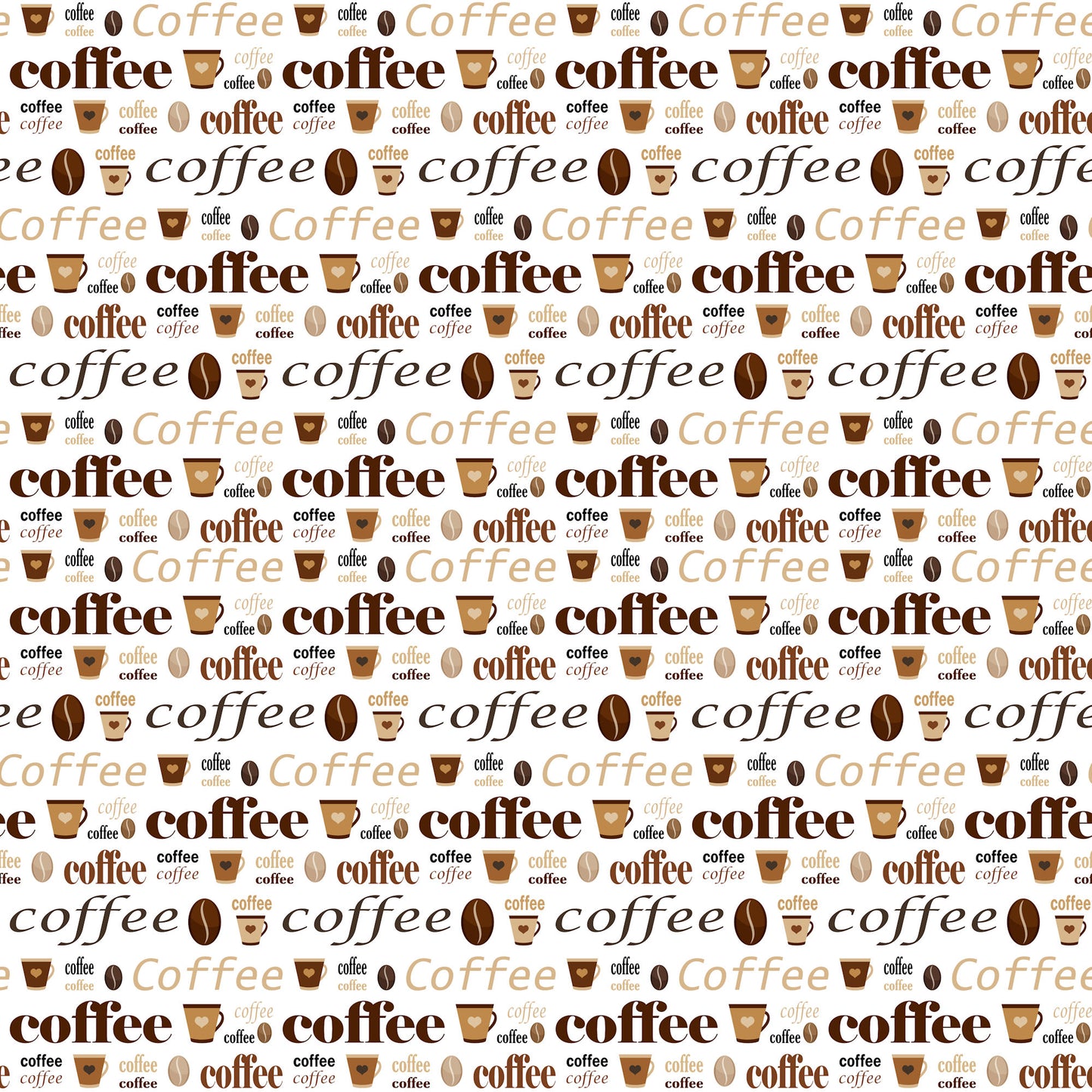 Coffee Lover Collection Oh Beans 12 x 12 Double-Sided Scrapbook Paper by SSC Designs - 15 Pack
