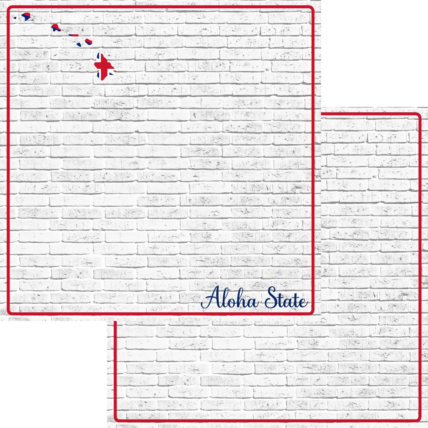 Fifty States Collection Hawaii 12 x 12 Double-Sided Scrapbook Paper by SSC Designs - 15 Pack