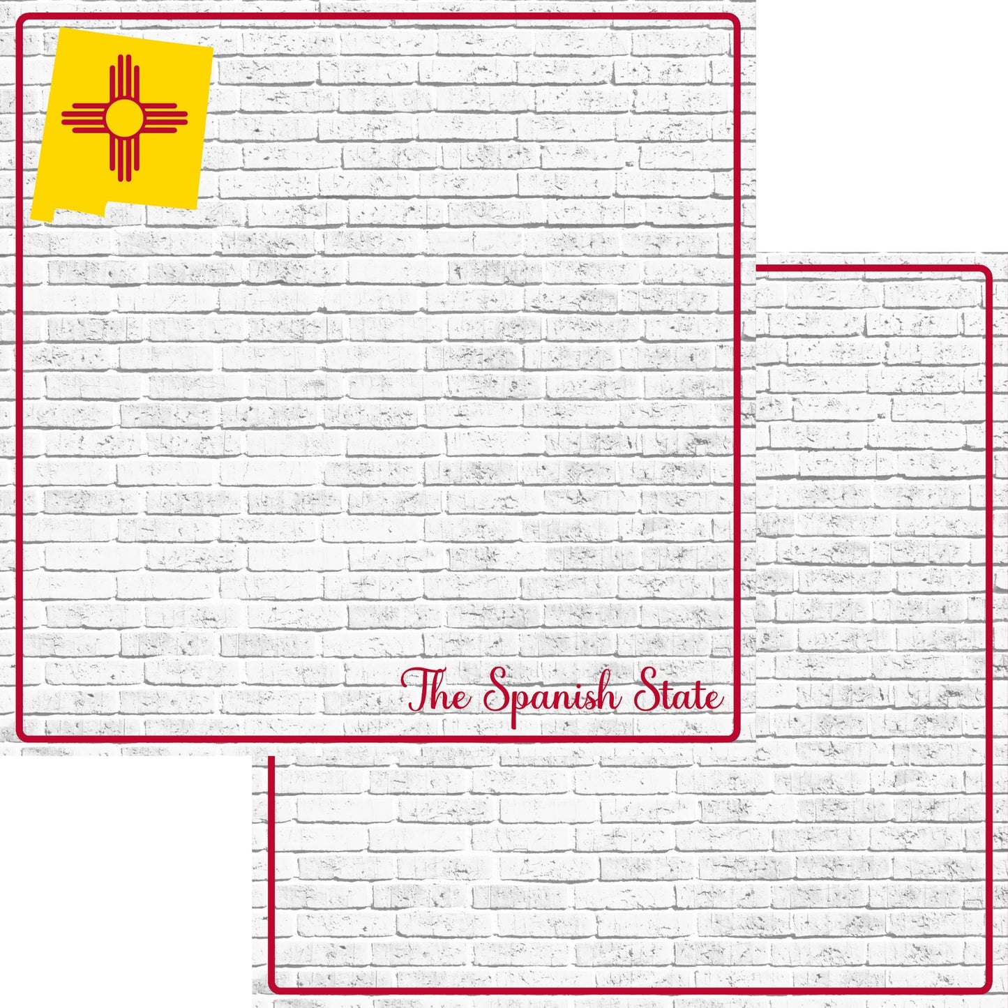 Fifty States Collection New Mexico 12 x 12 Double-Sided Scrapbook Paper by SSC Designs - 15 Pack